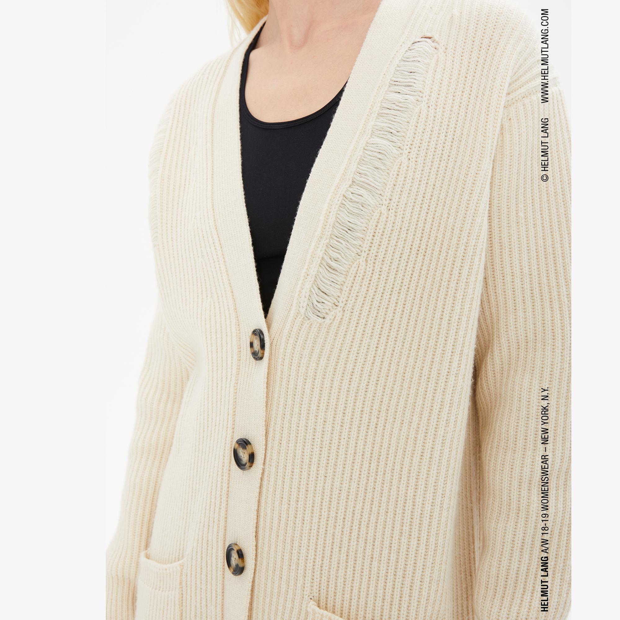 distressed cardigan
