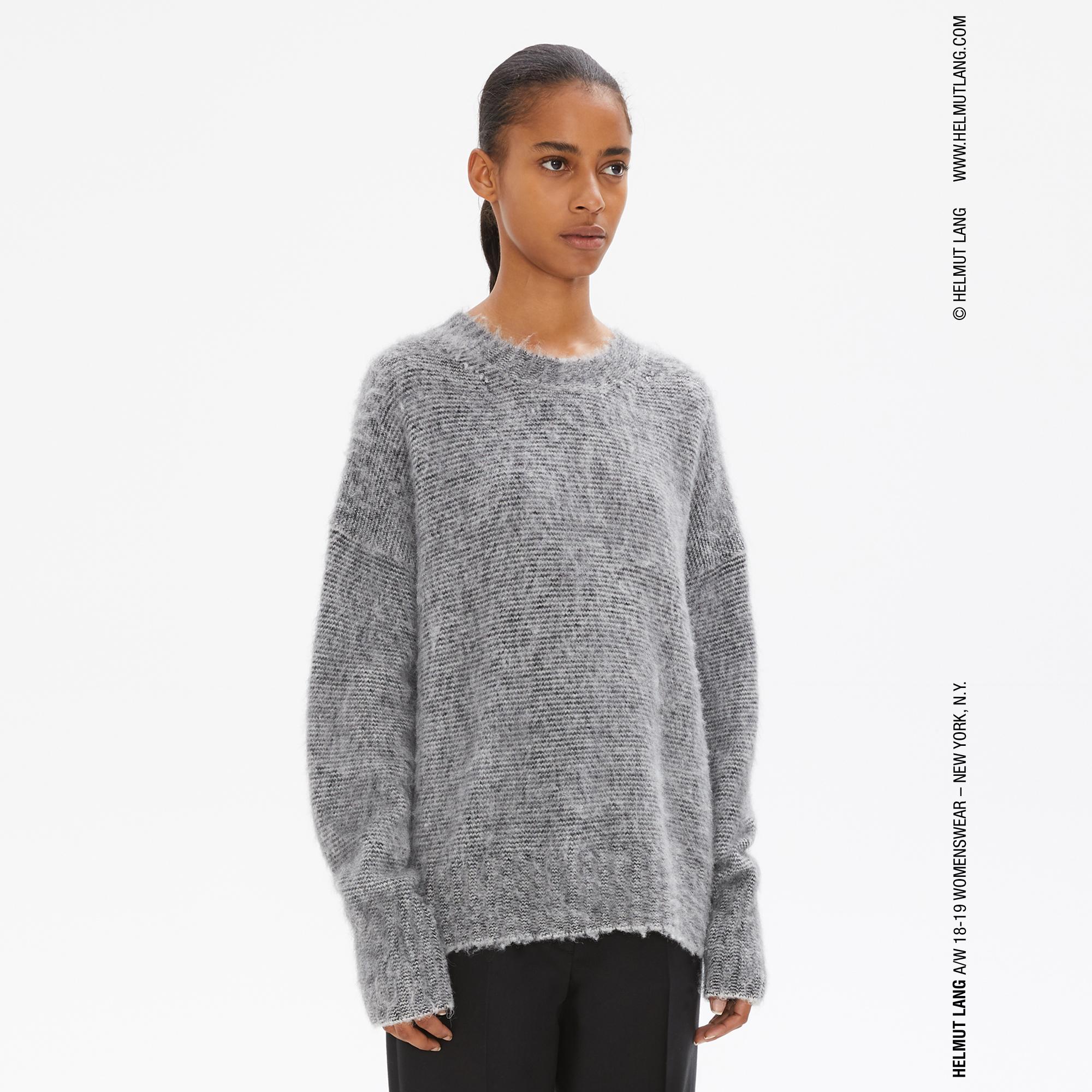 helmut lang brushed wool sweater