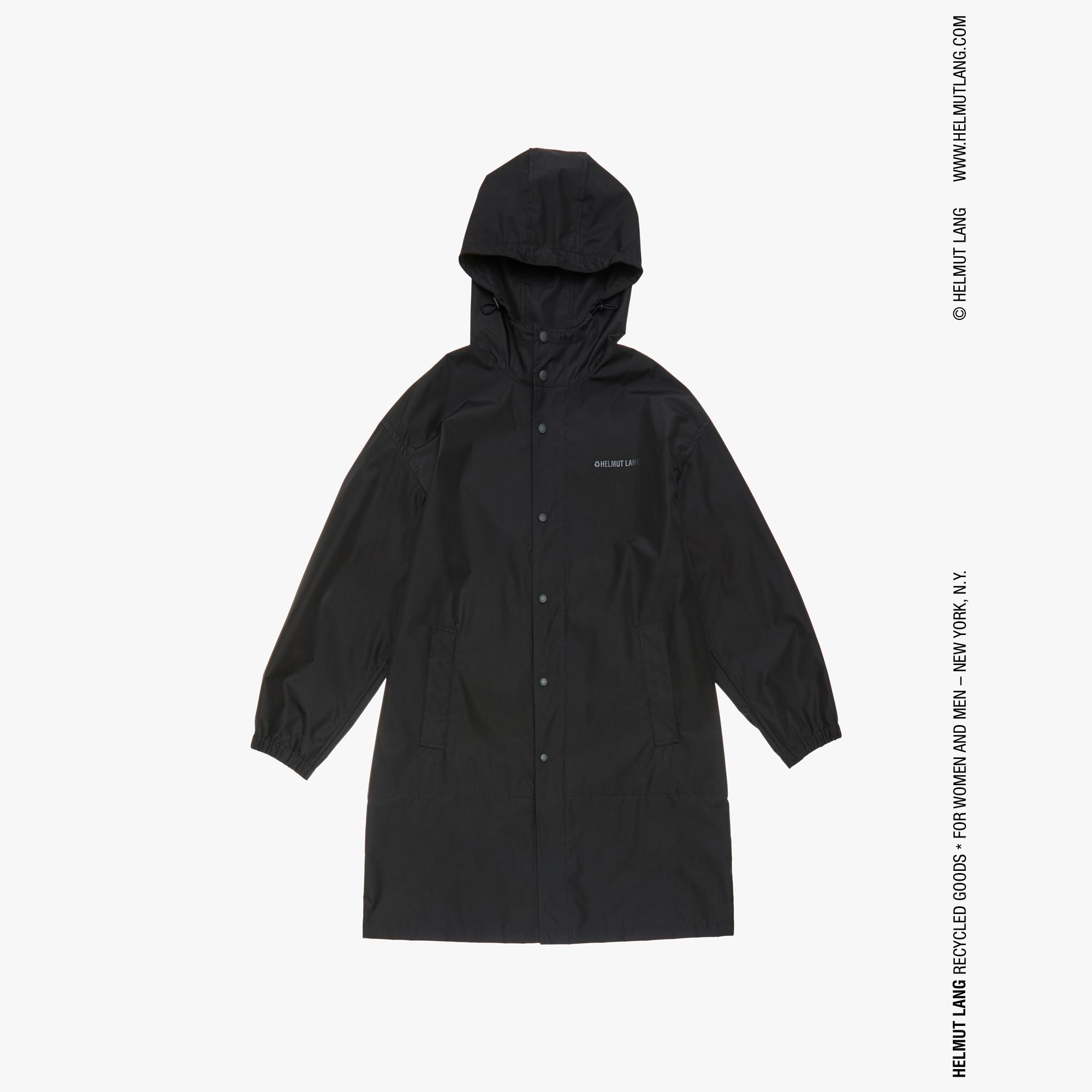Helmut Lang X Parley For The Oceans Recycled Nylon Hooded Raincoat in