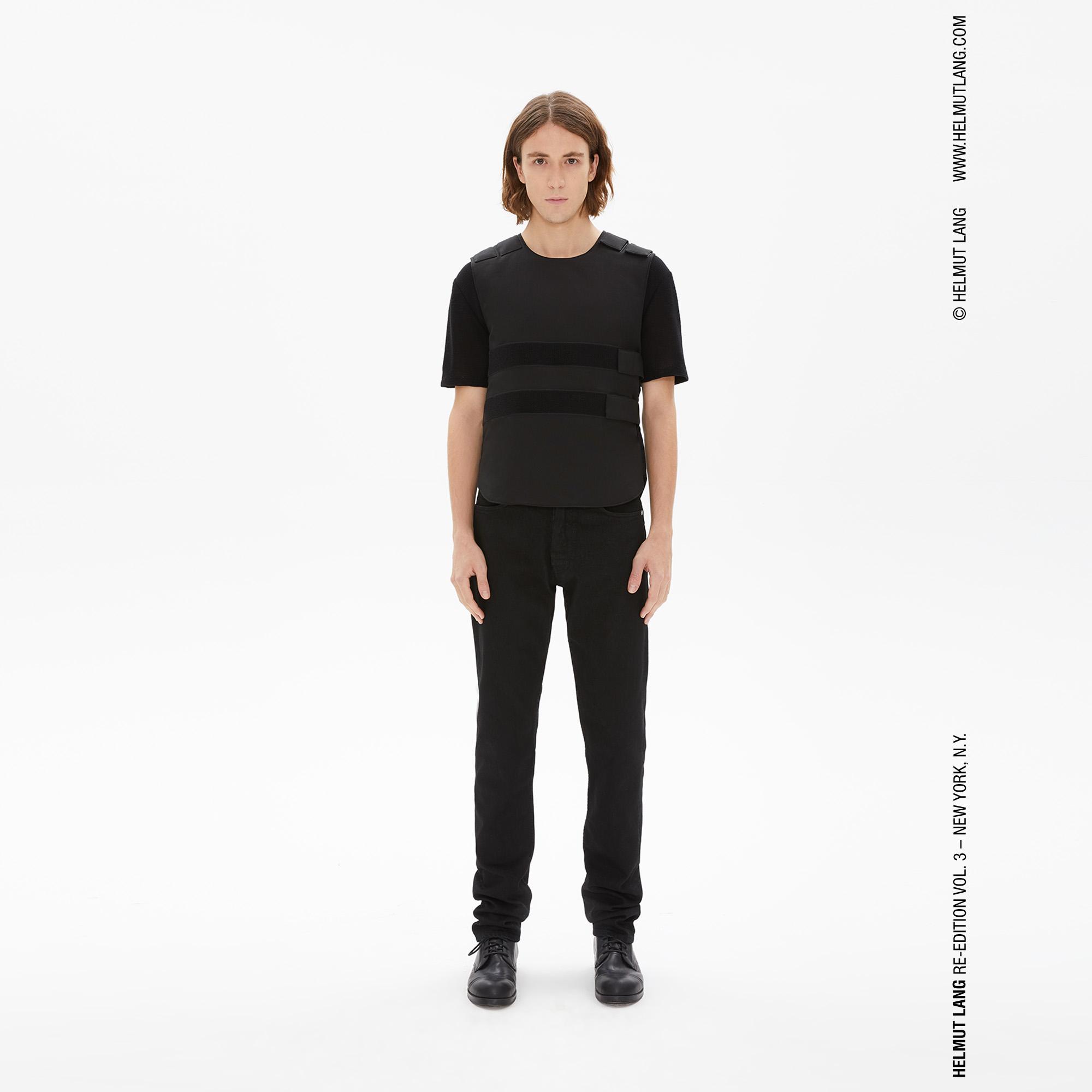 Helmut Lang ReEdition Black Velcro Bulletproof Vest