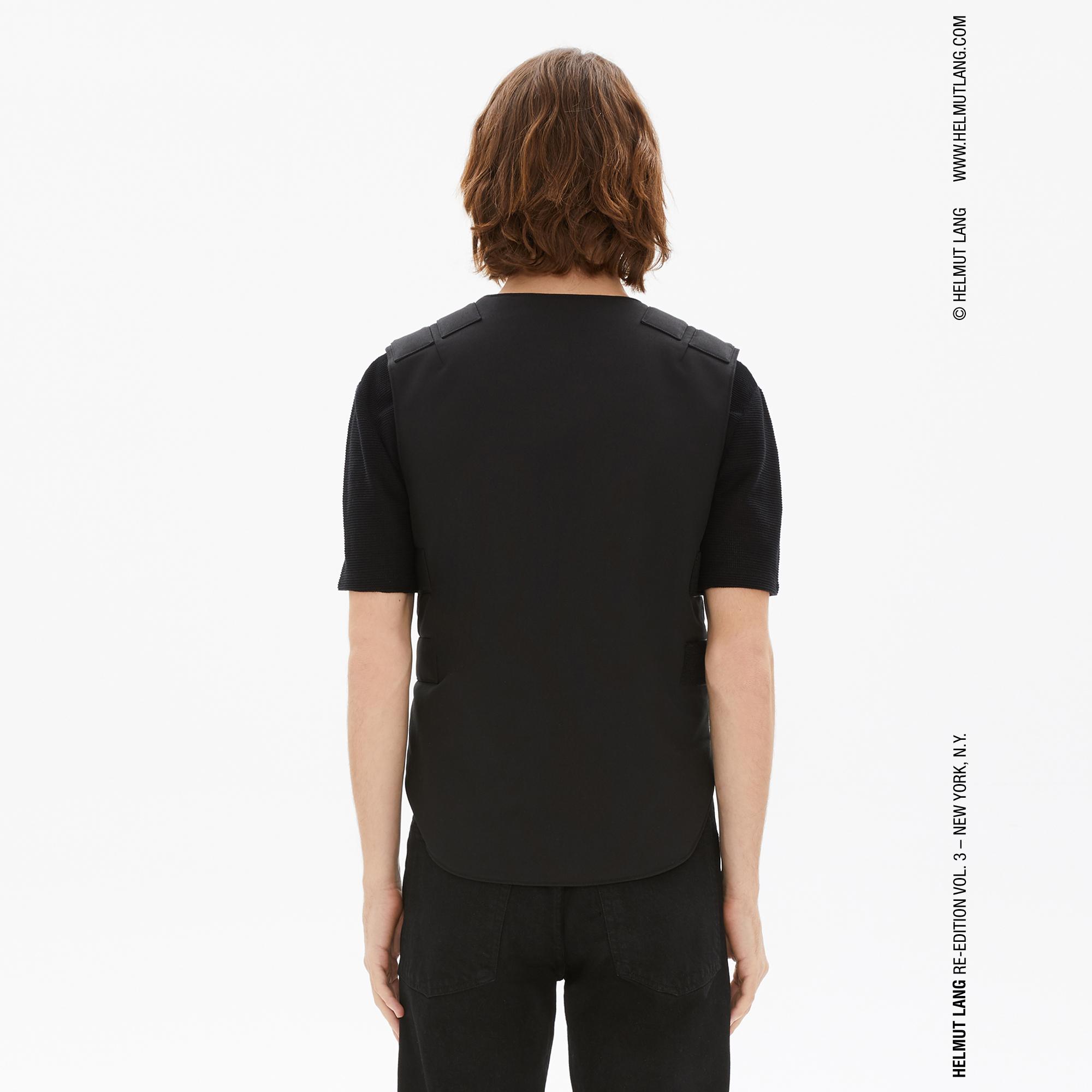 Helmut Lang ReEdition Black Velcro Bulletproof Vest