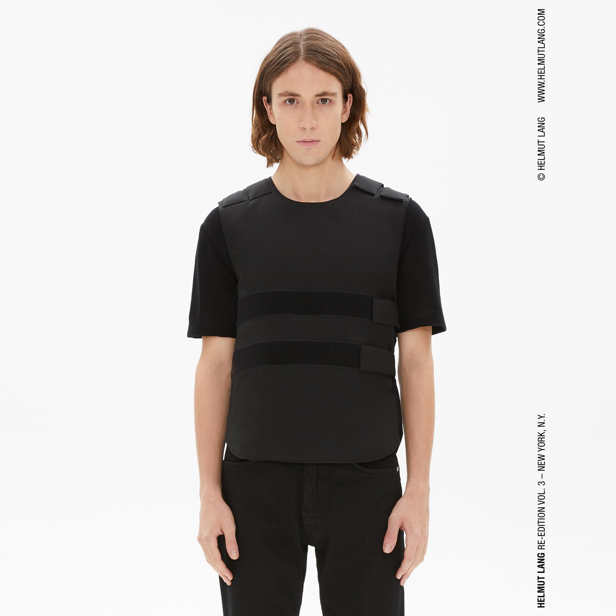 Helmut Lang Re-Edition Black Velcro Bulletproof Vest | WWW.HELMUTLANG.COM