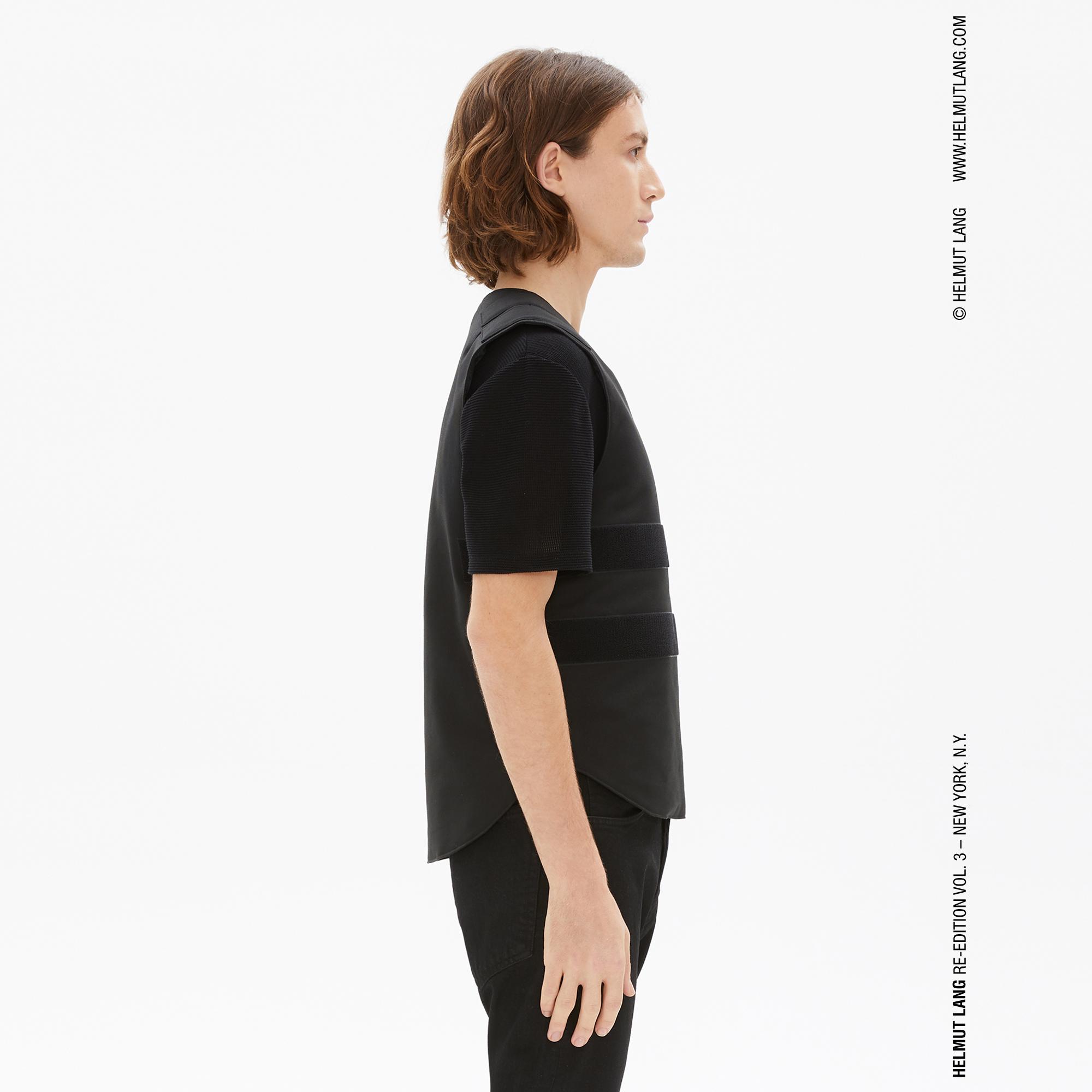 Helmut Lang ReEdition Black Velcro Bulletproof Vest