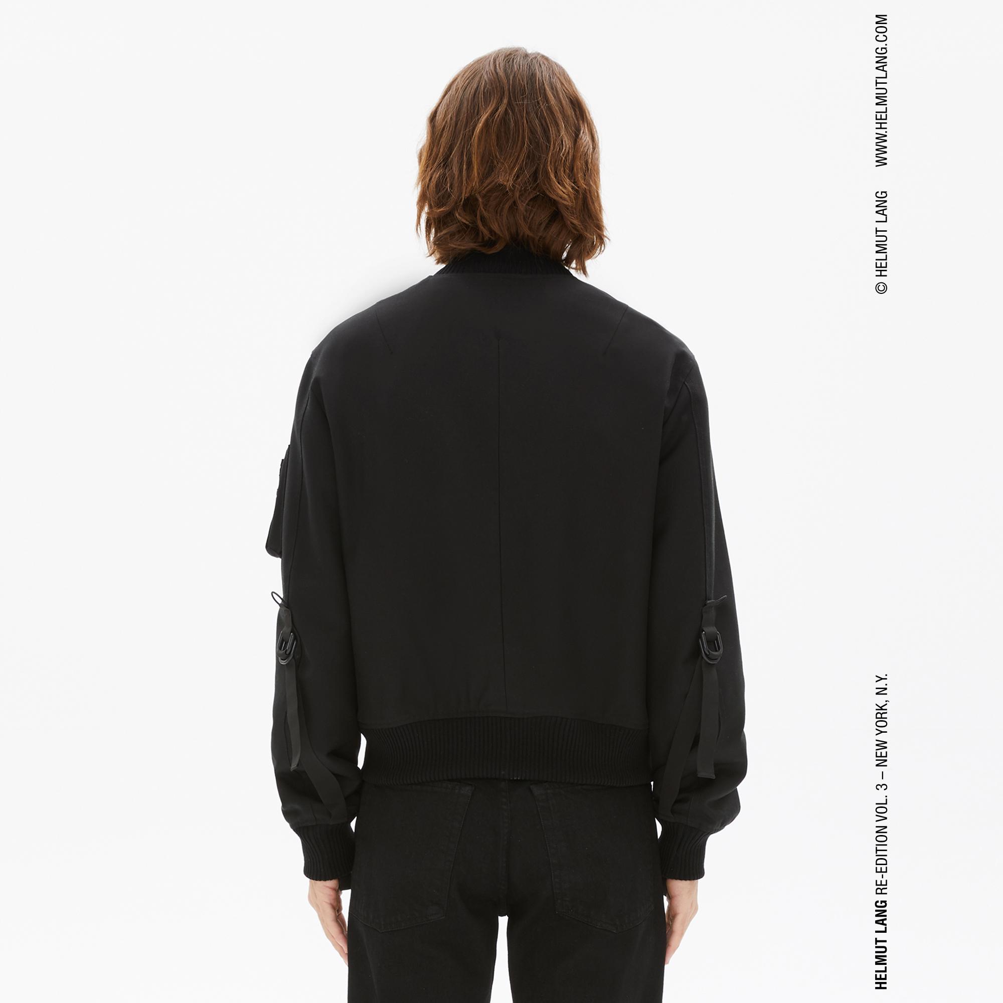 Helmut Lang Re-Edition Men's Black Bondage Bomber Jacket | WWW ...