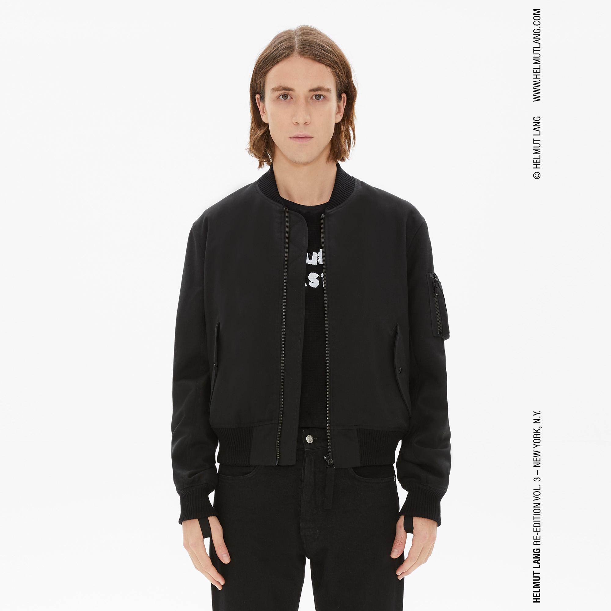 Helmut Lang Re-Edition Men's Black Bondage Bomber Jacket | WWW ...