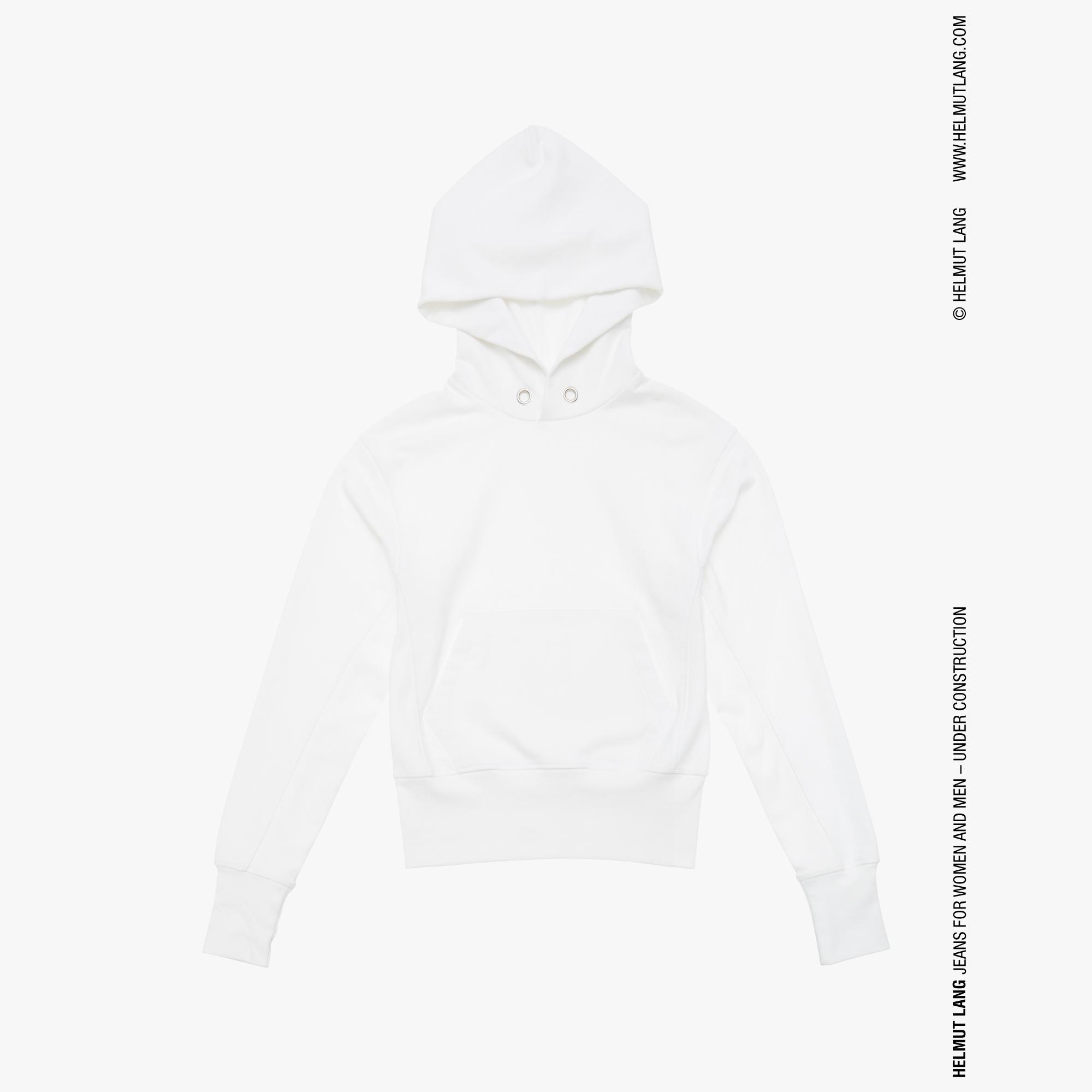 helmut lang hoodie white