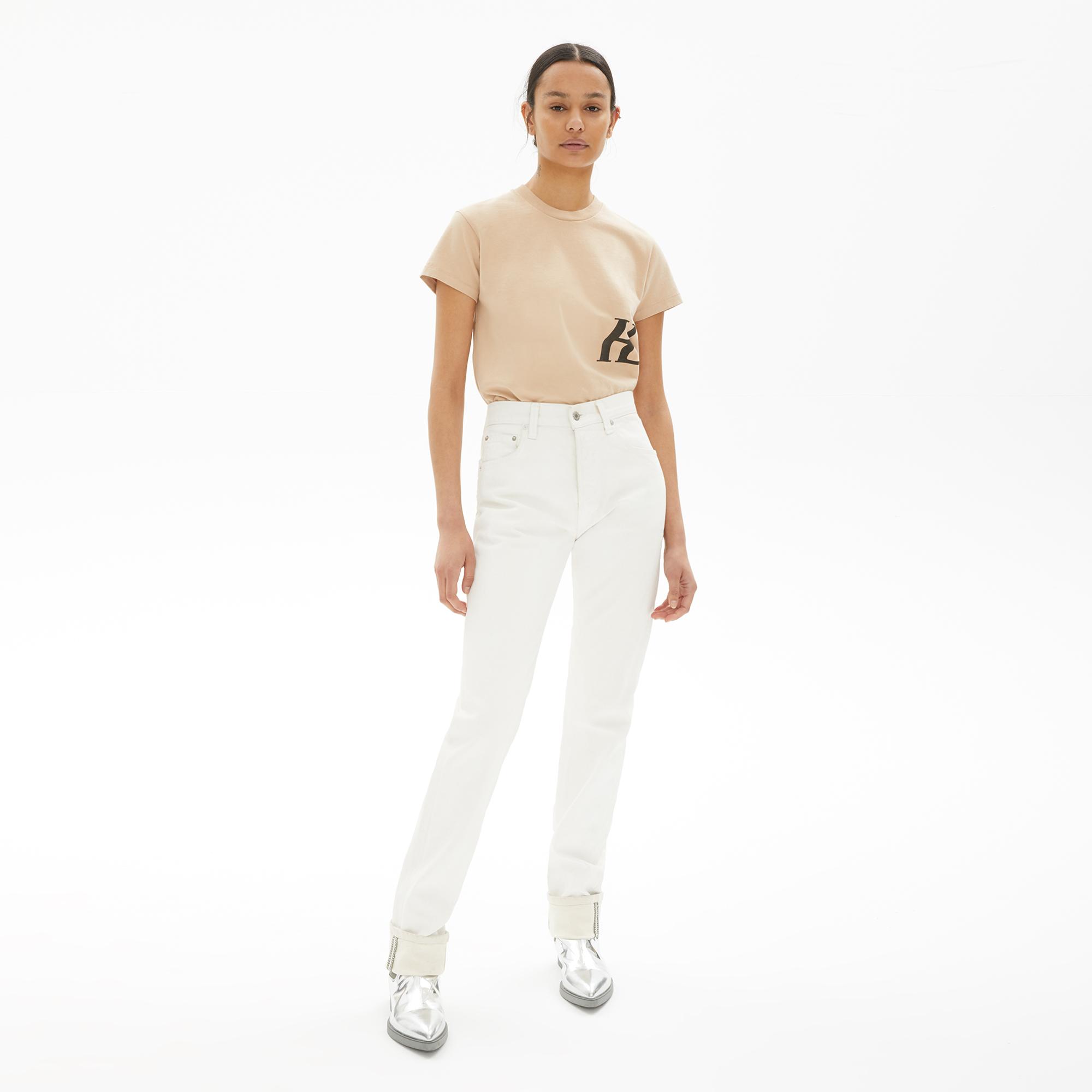 straight leg jeans white