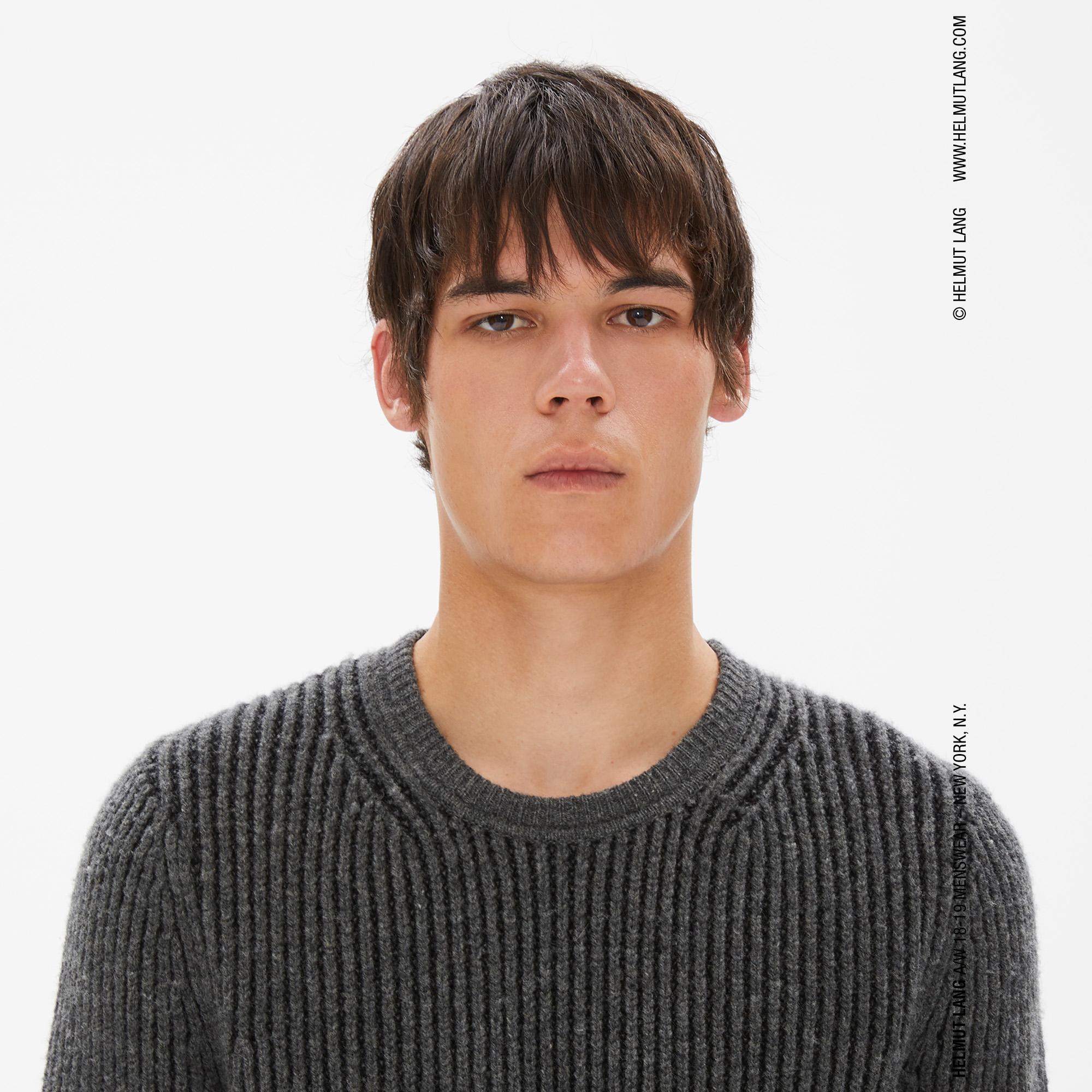 helmut lang grey sweater