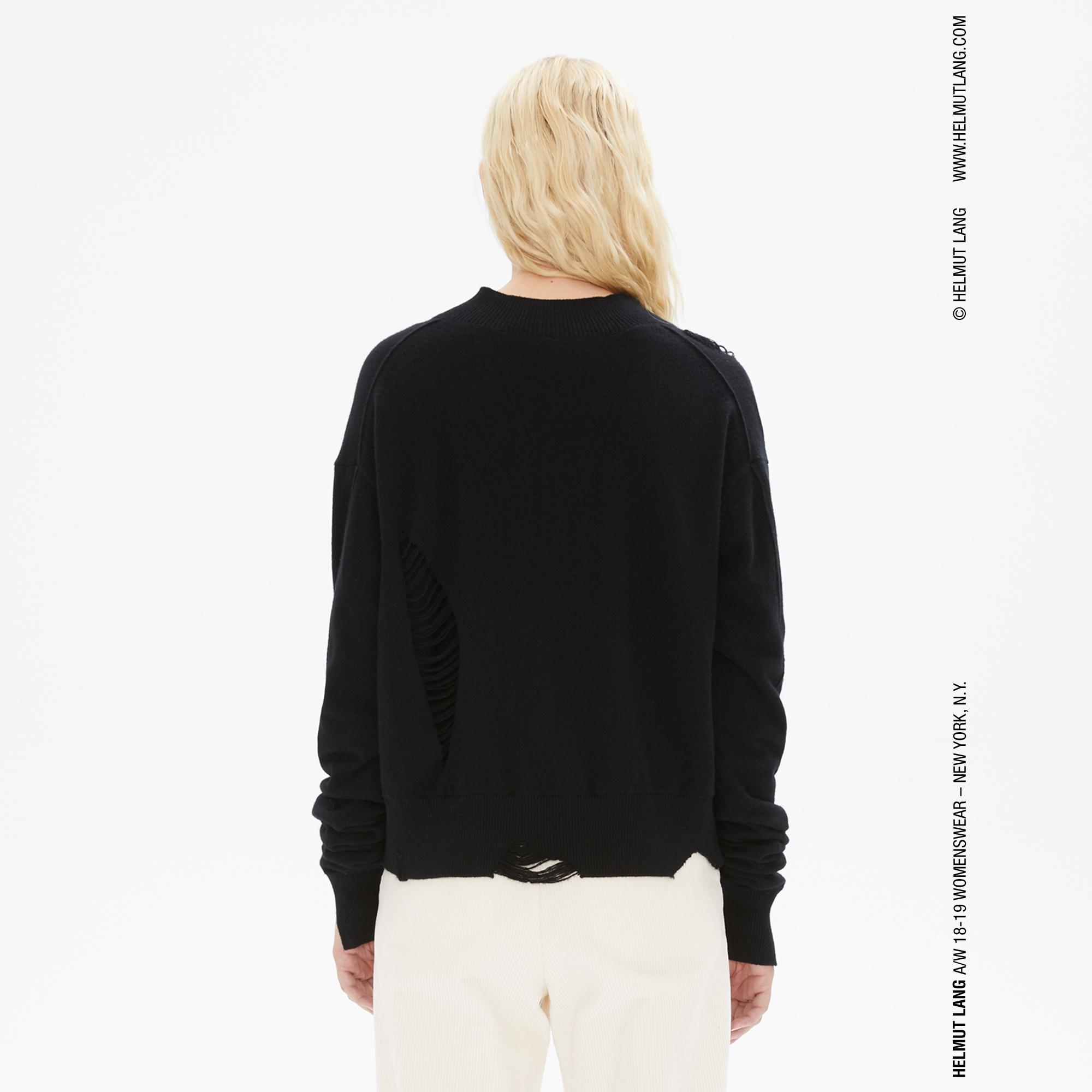 helmut lang black sweater