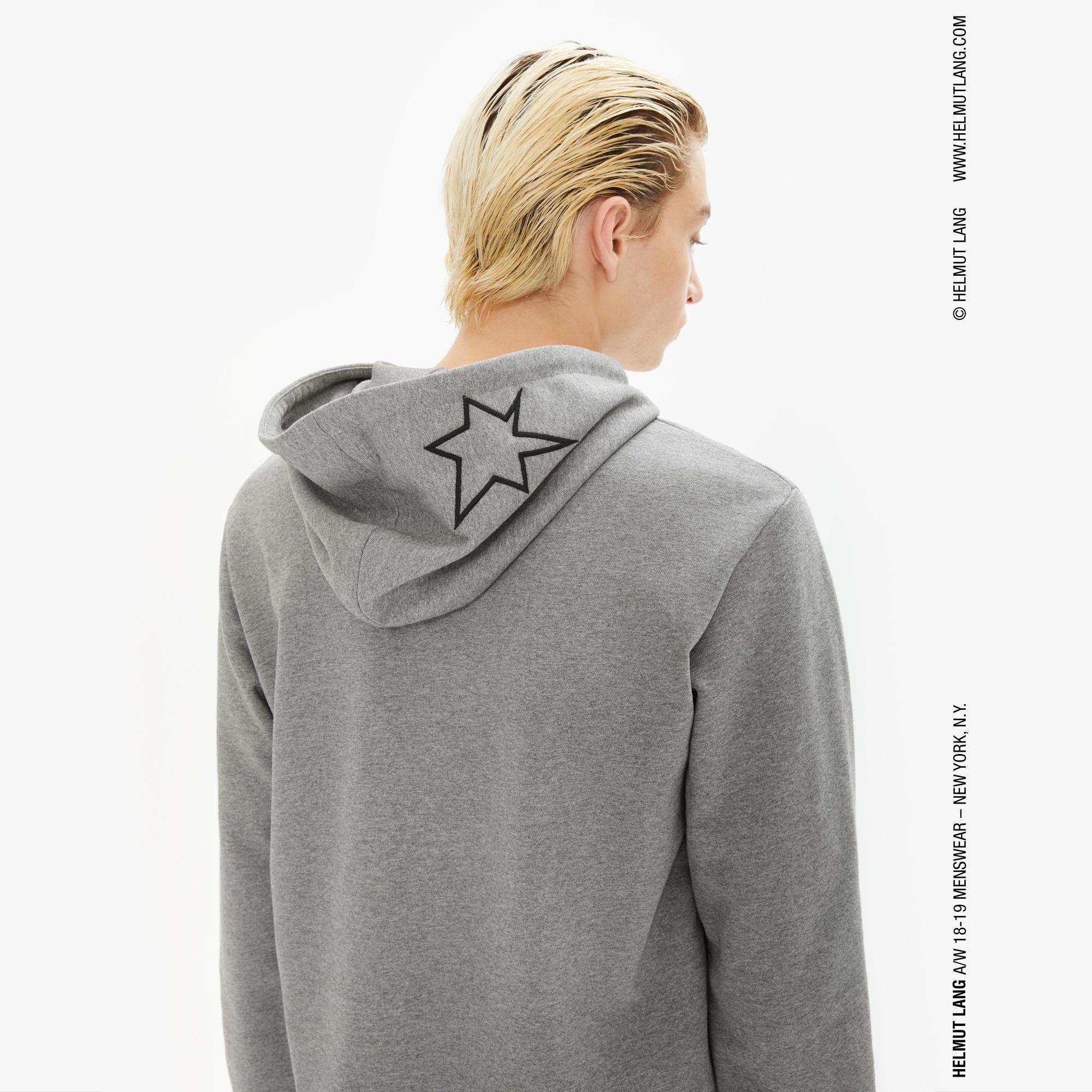 smart people wear helmut lang hoodie