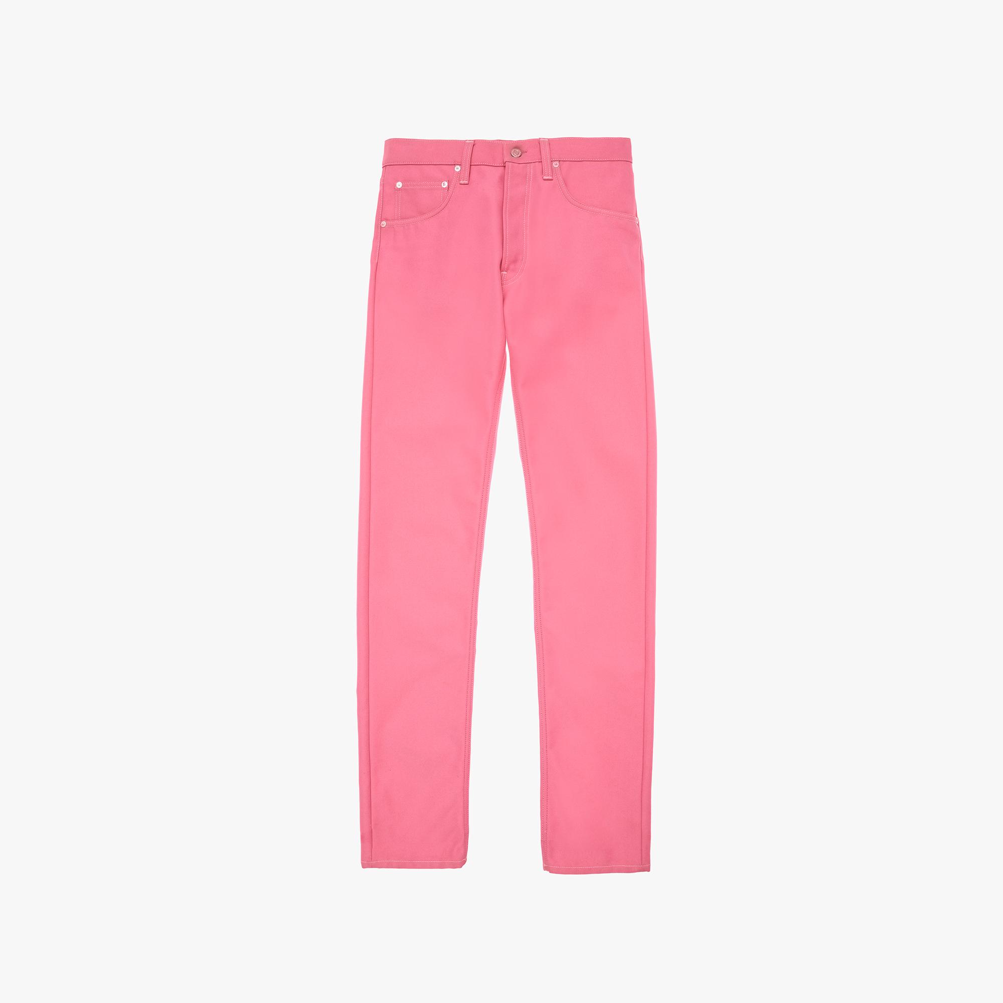 helmut lang pink jeans