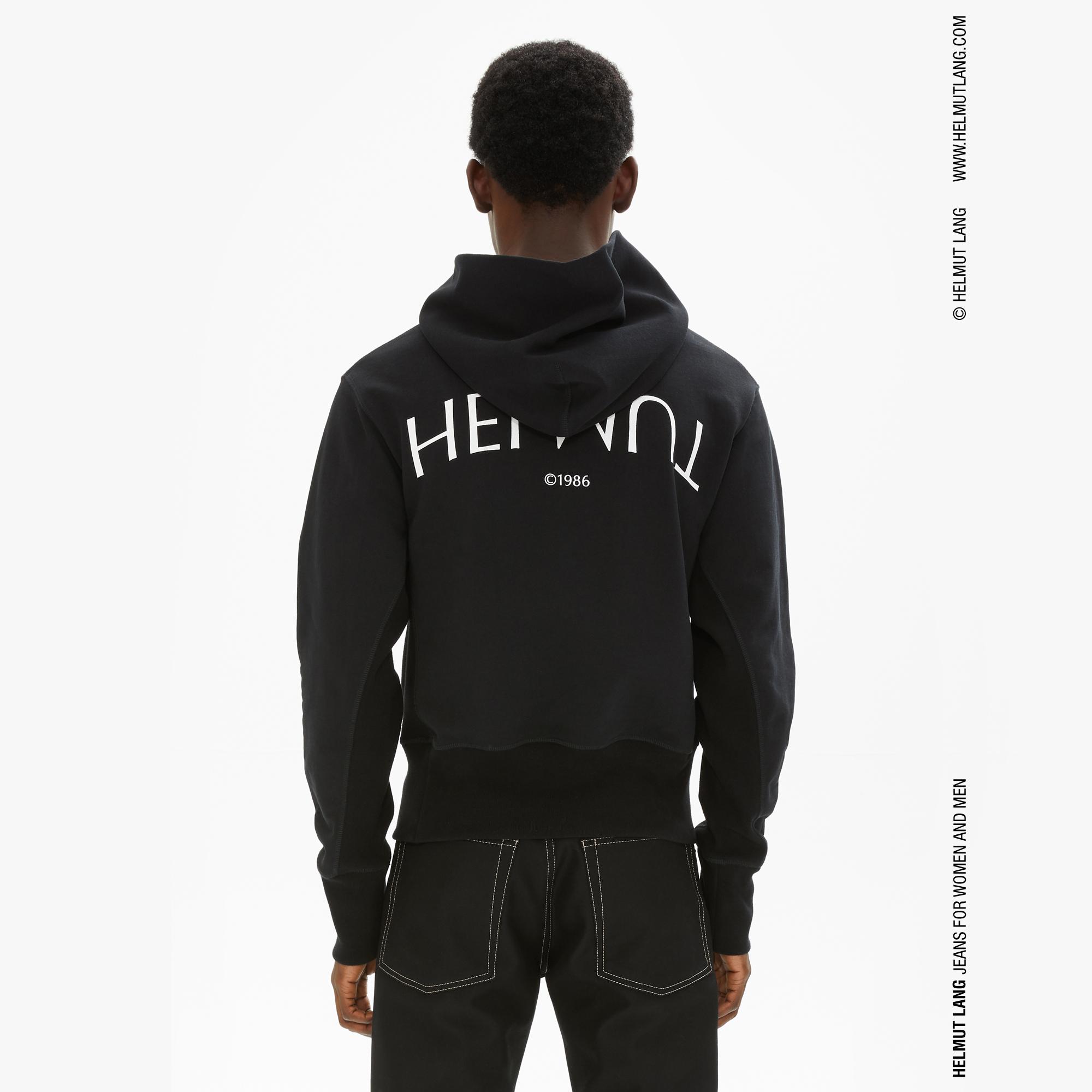 helmut lang hoodie black