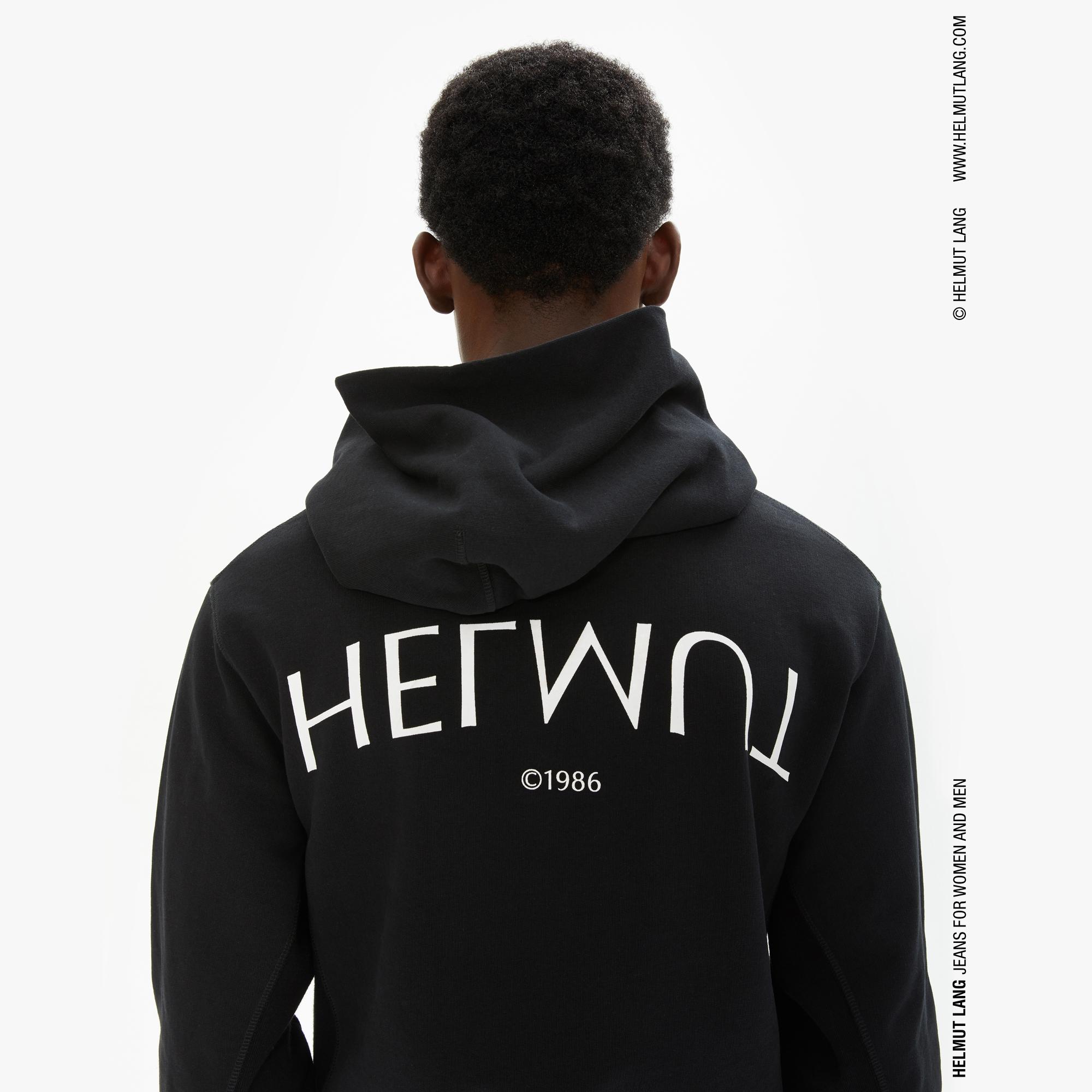 helmut lang logo sweatshirt