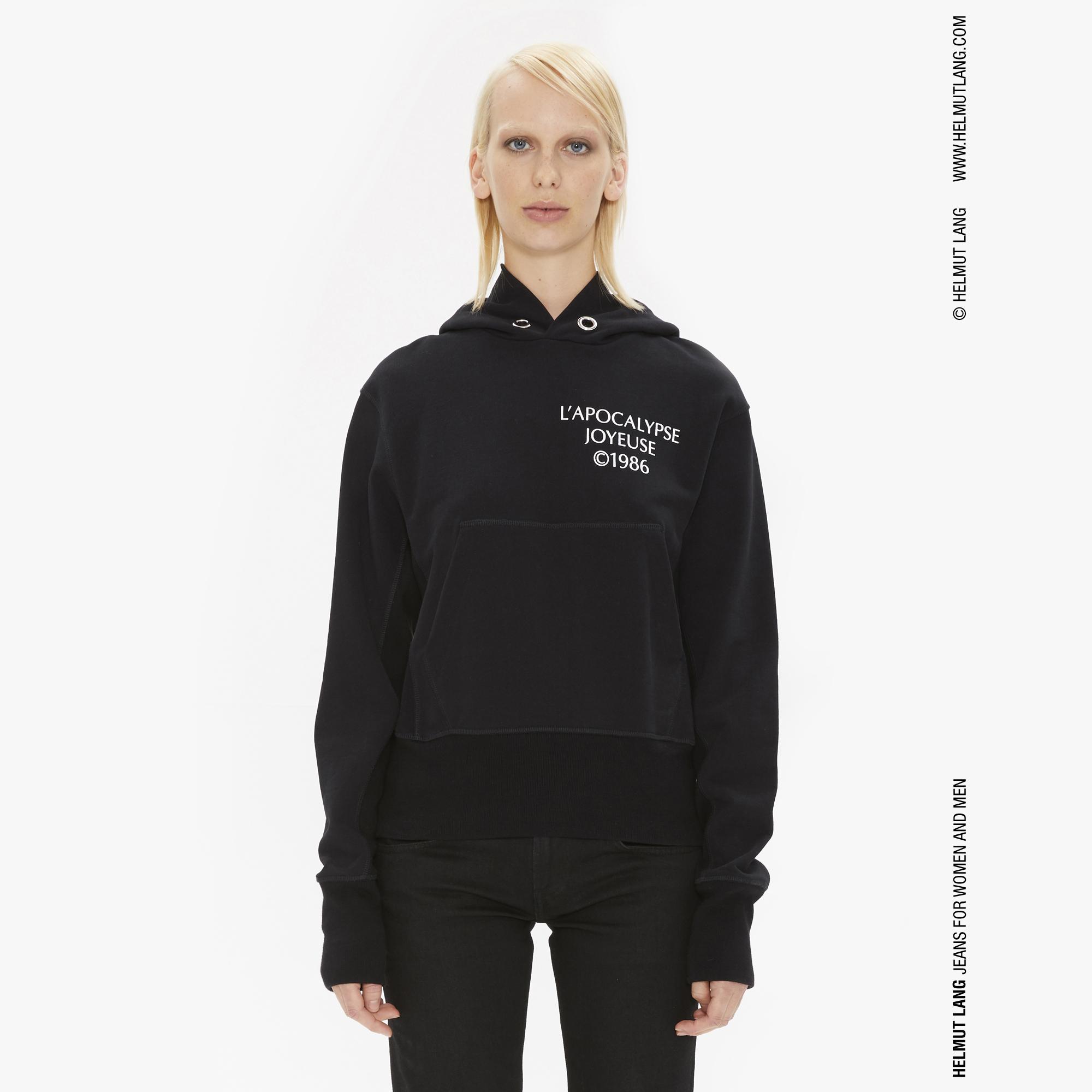 helmut lang logo sweatshirt