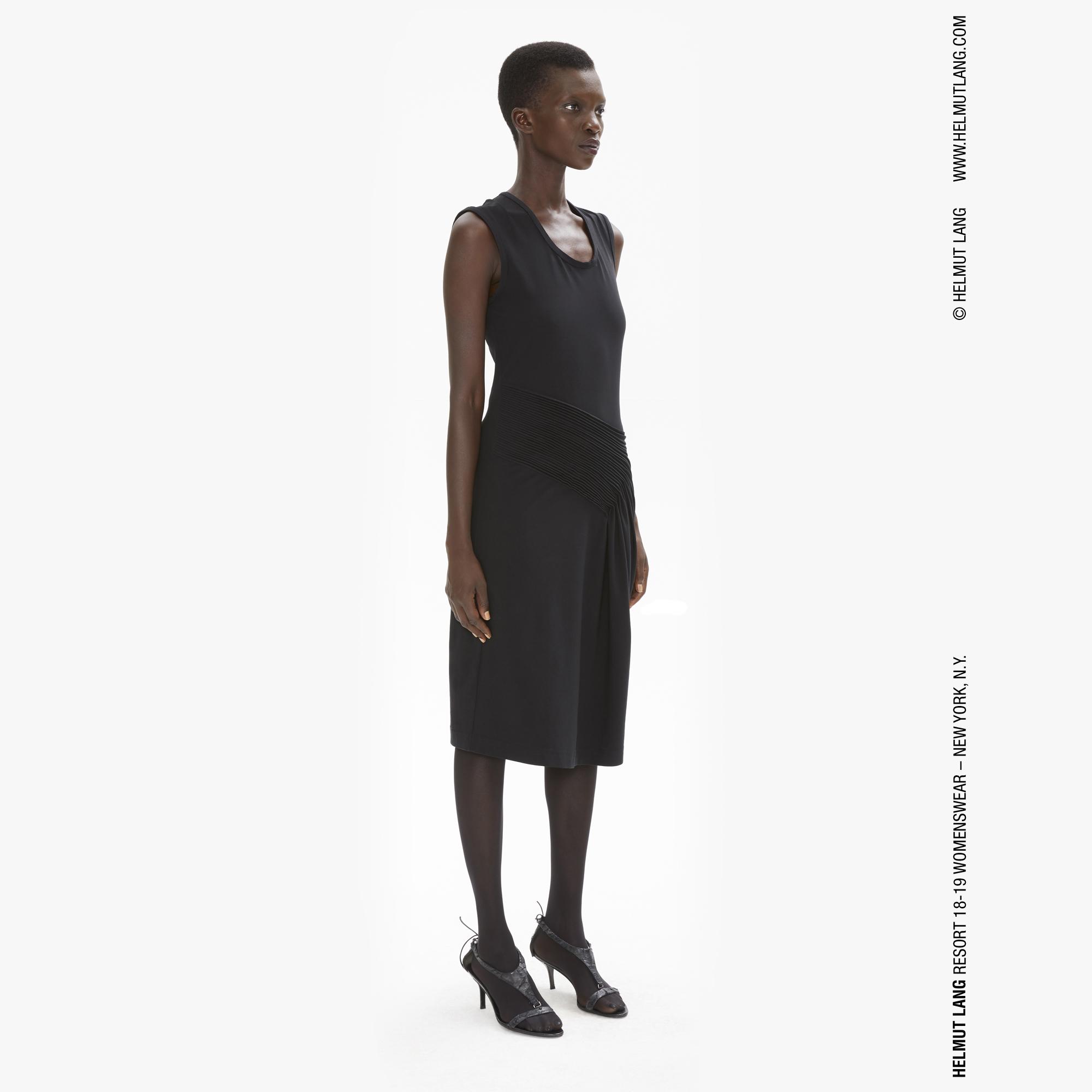 helmut lang black dress