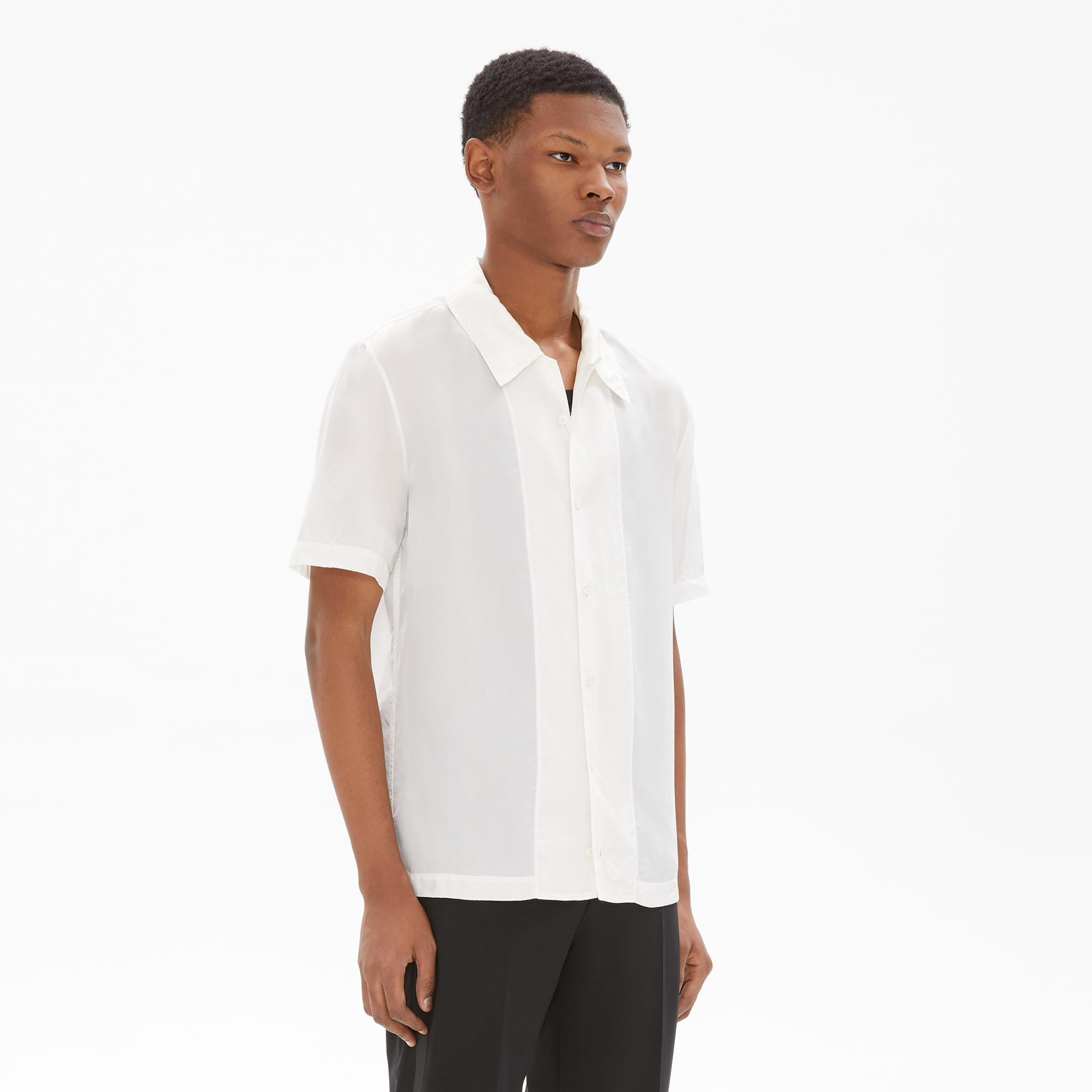 helmut lang white button down