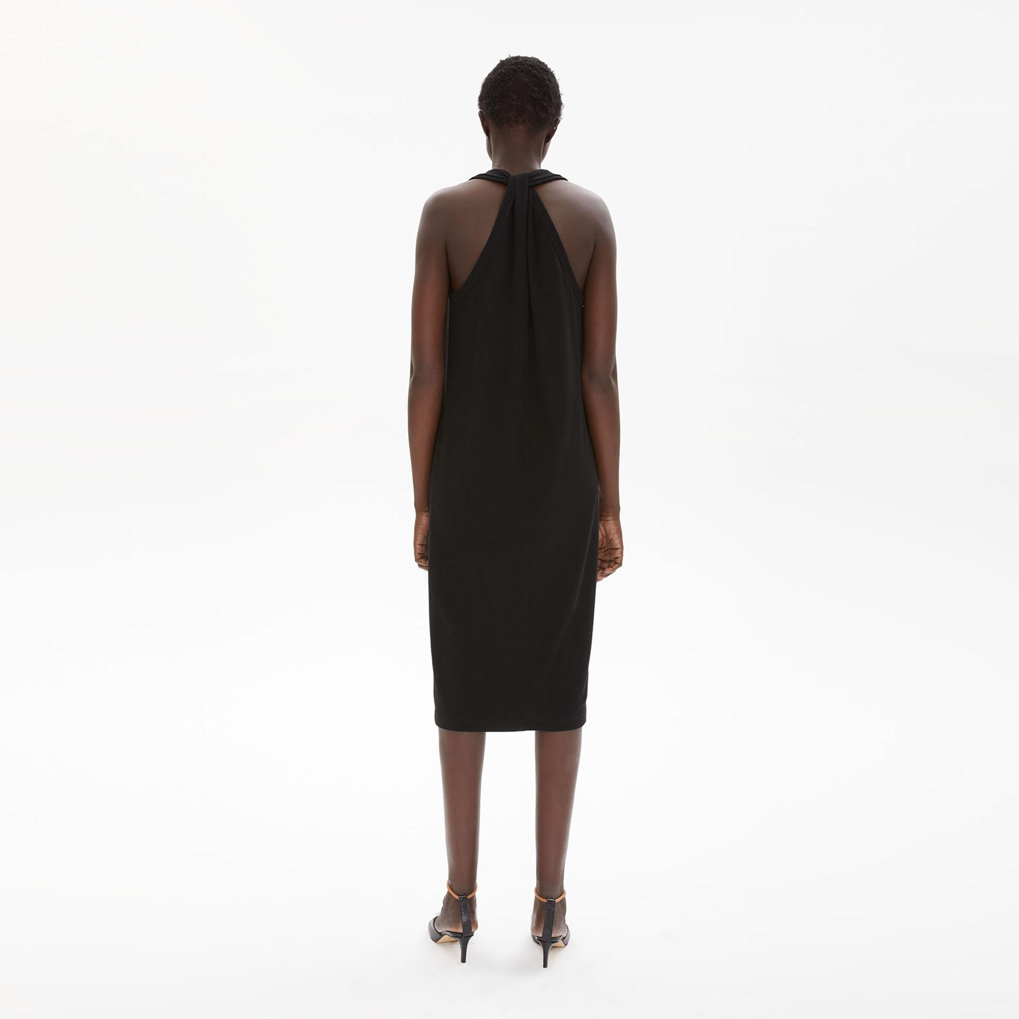 Helmut Lang Black Halter Neck Jersey 