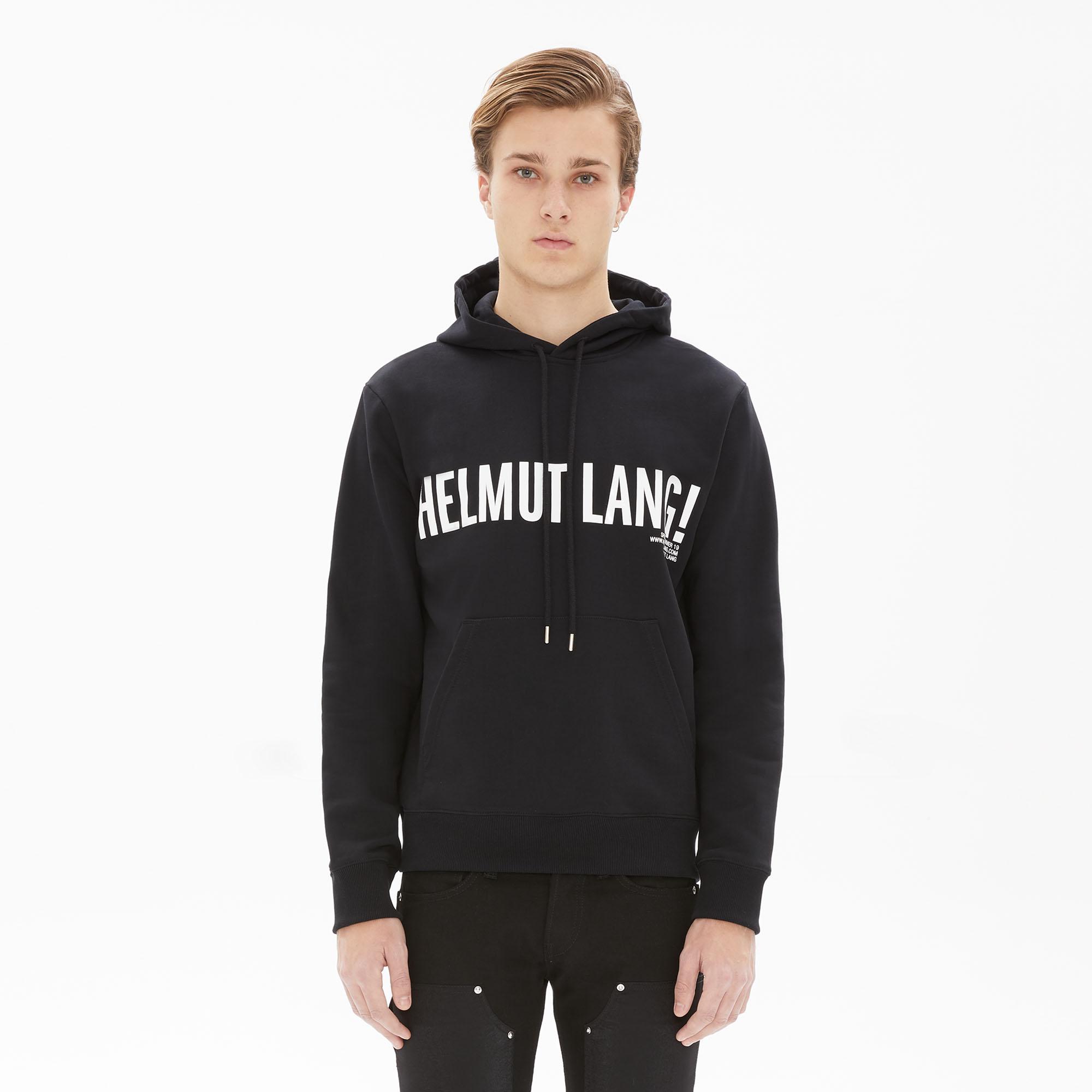 helmut lang exclamation hoodie