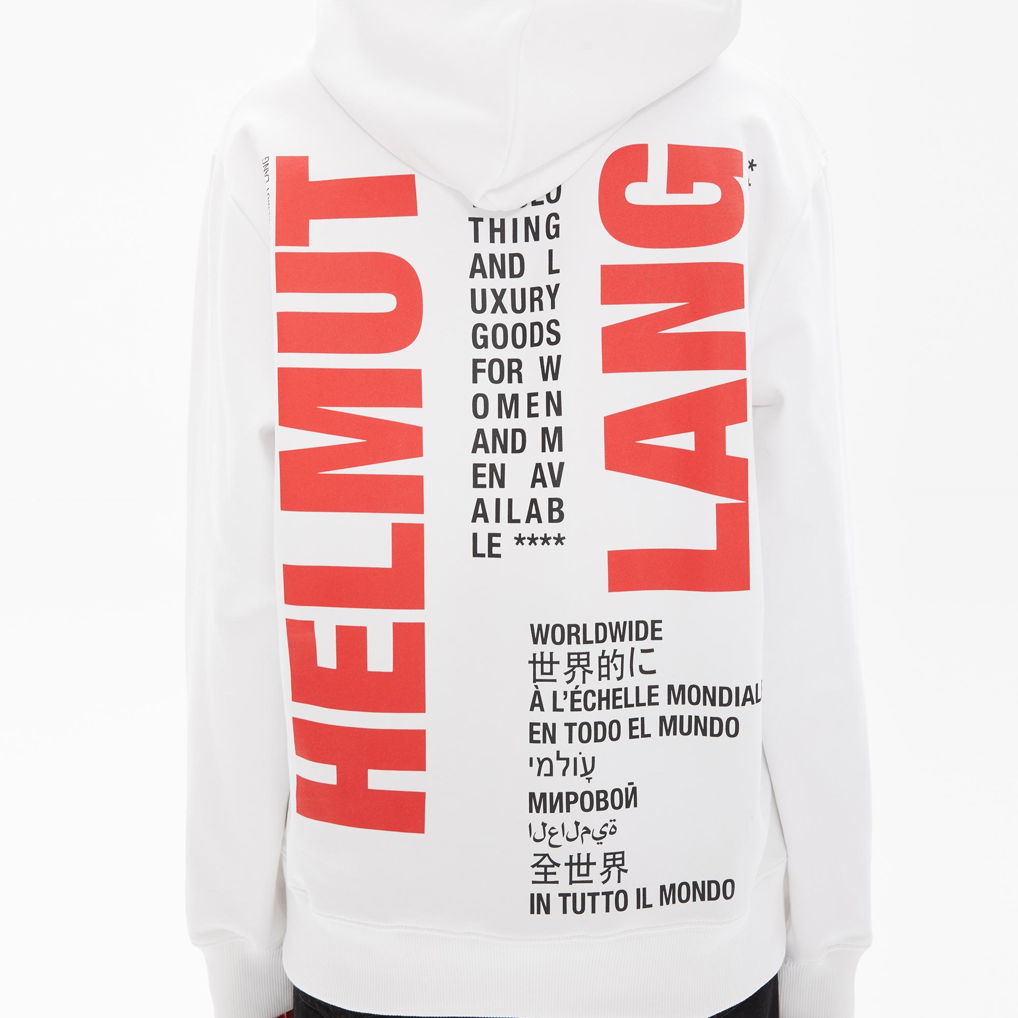 helmut lang worldwide hoodie