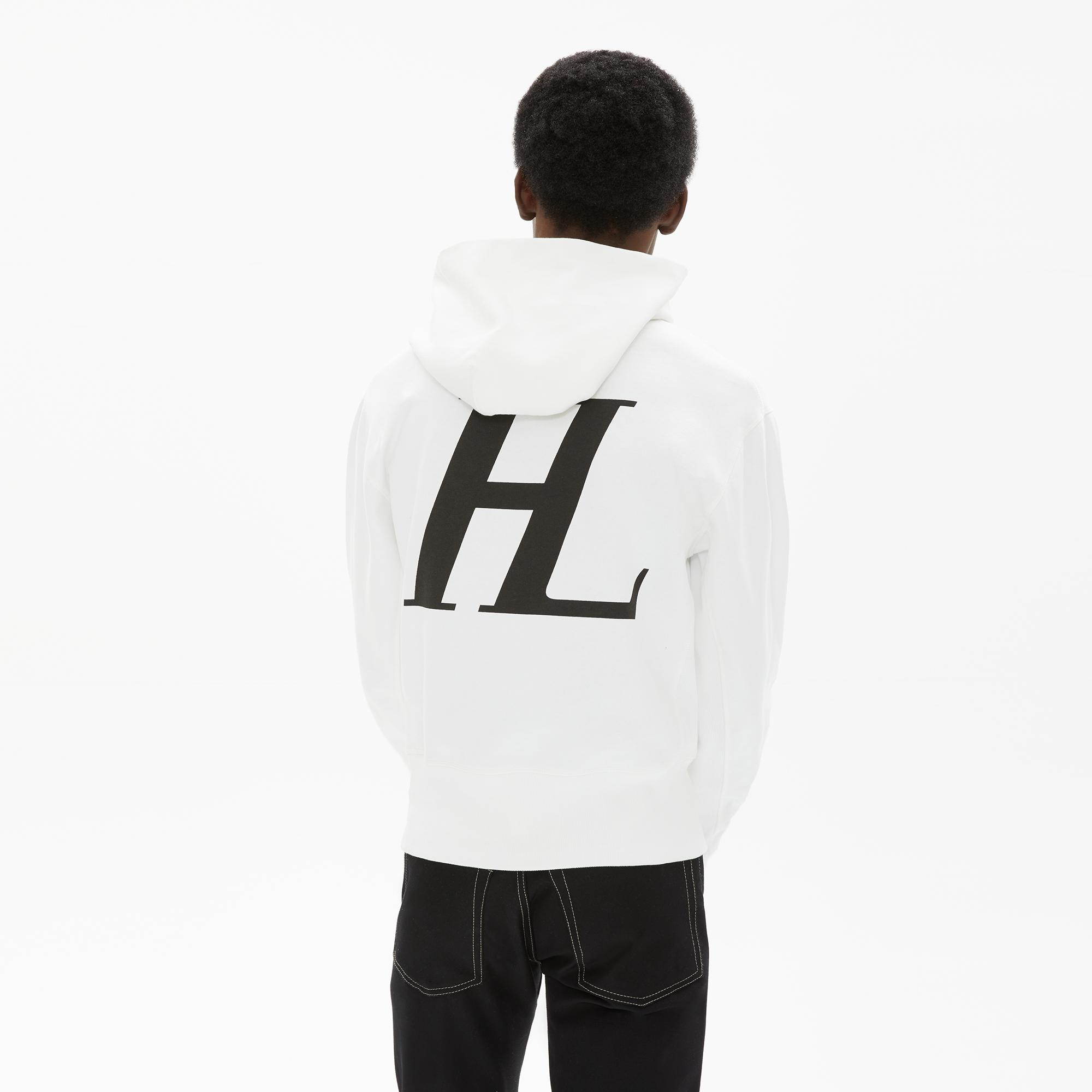 helmut lang hoodie white