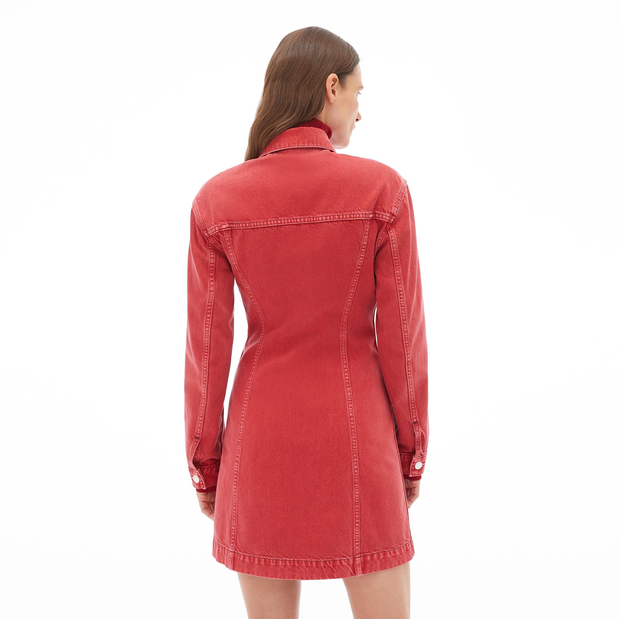 helmut lang red coat