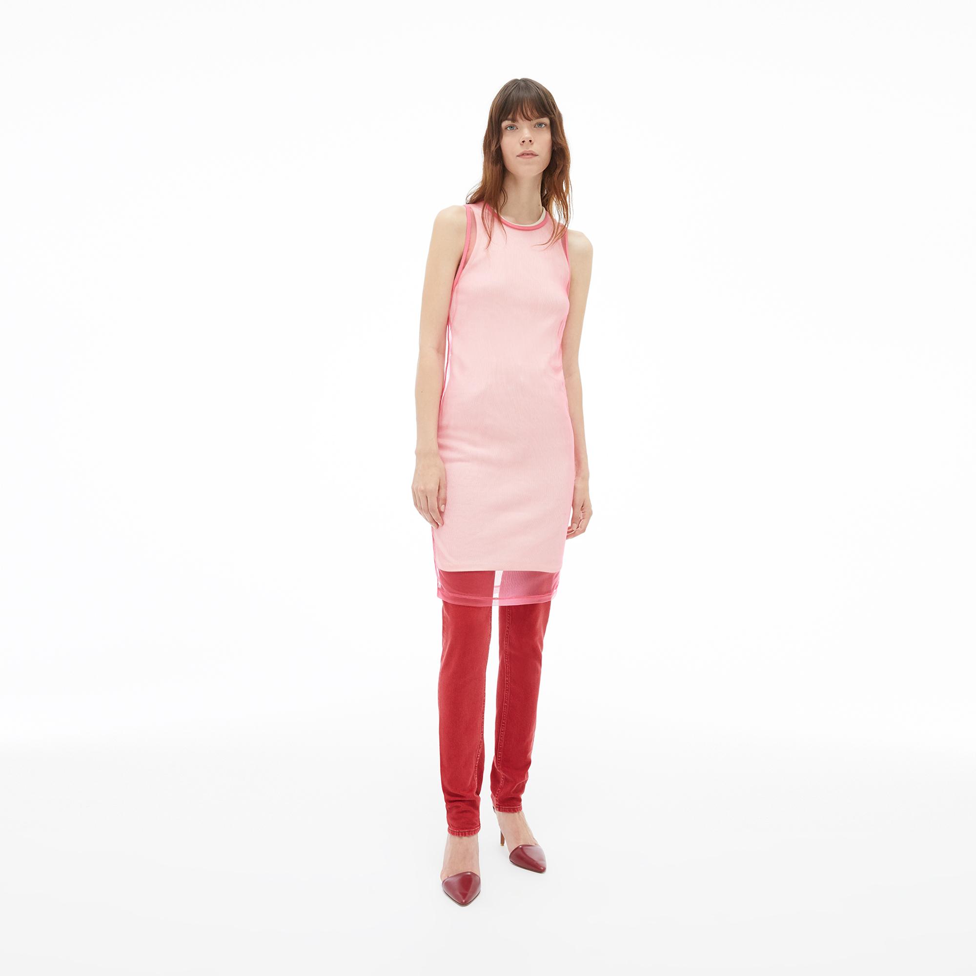 helmut lang red dress