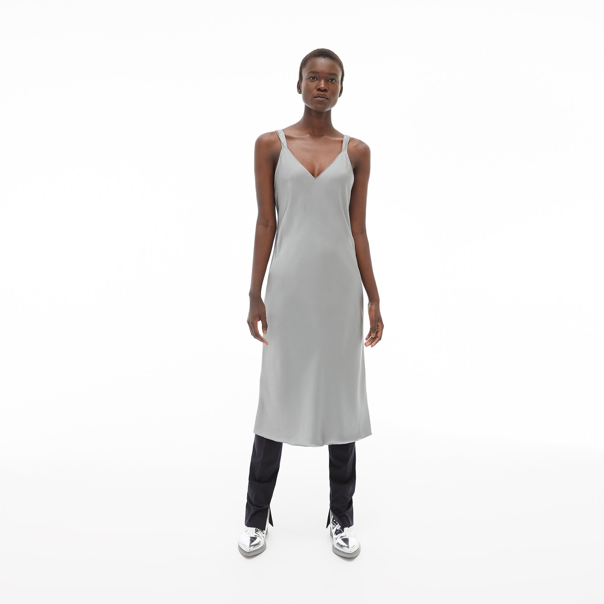 helmut lang satin dress