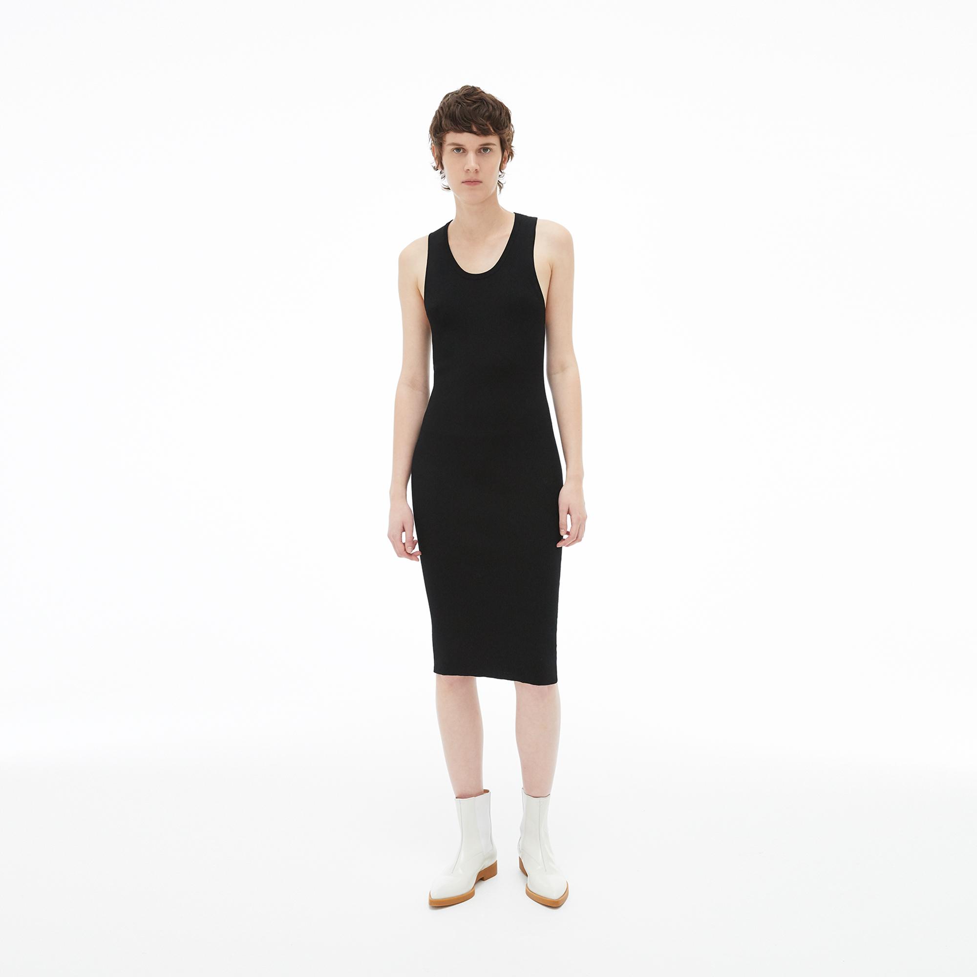 helmut lang black dress