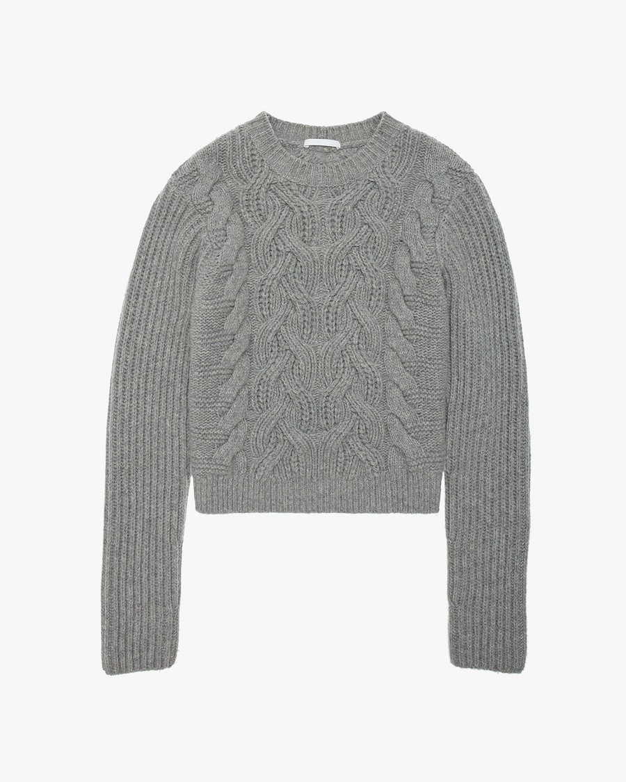 Helmut Lang Cable Crewneck Sweater | WWW.HELMUTLANG.COM