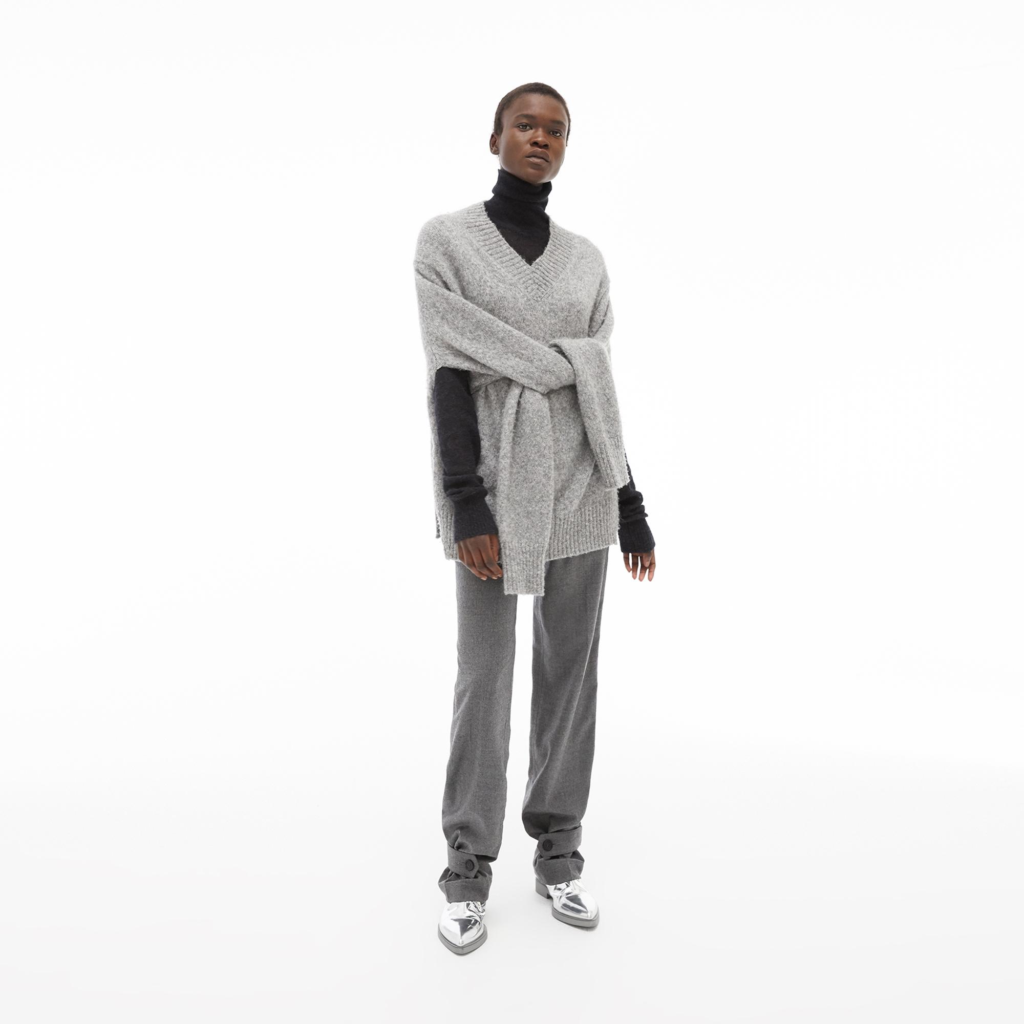 helmut lang brushed wool sweater