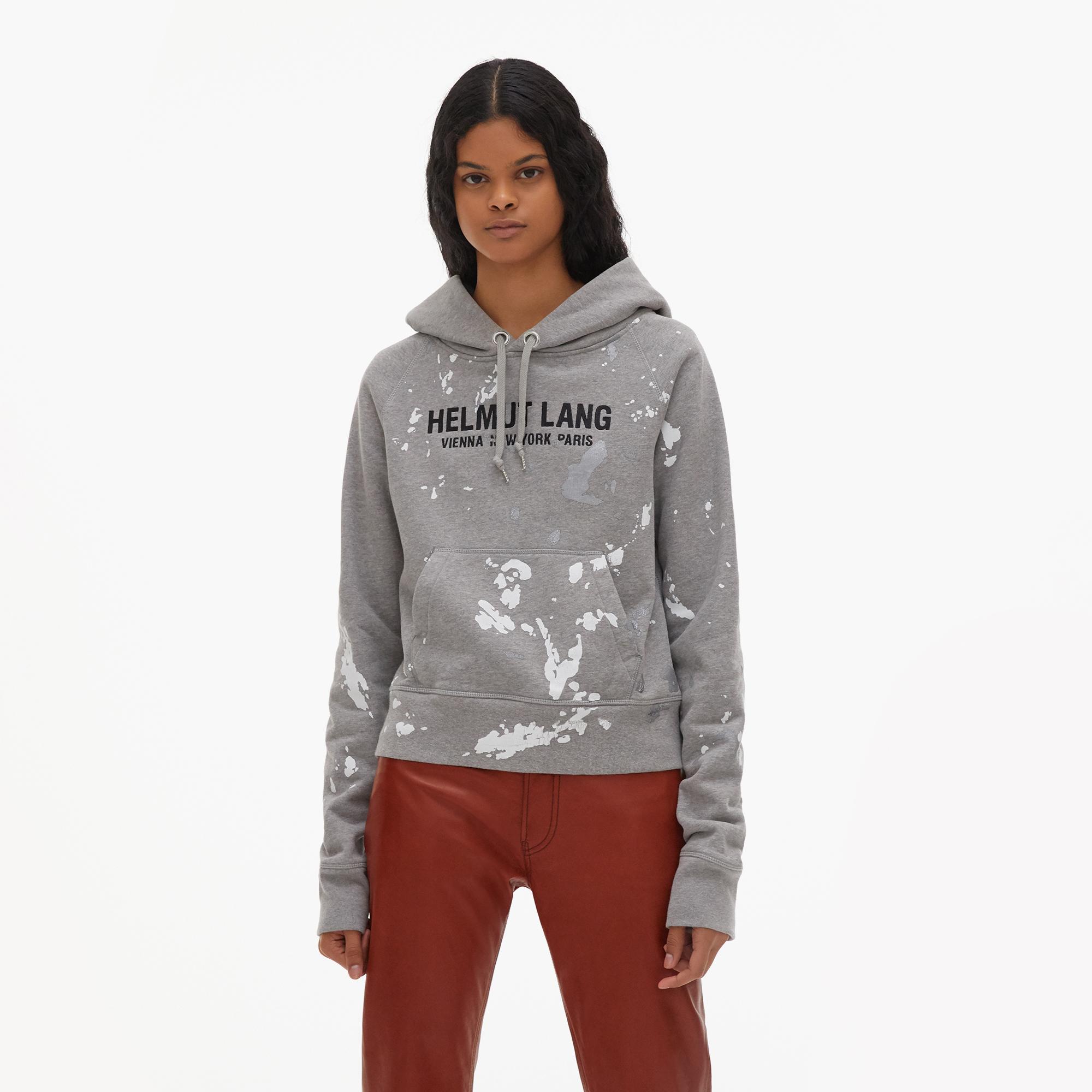 helmut lang grey hoodie