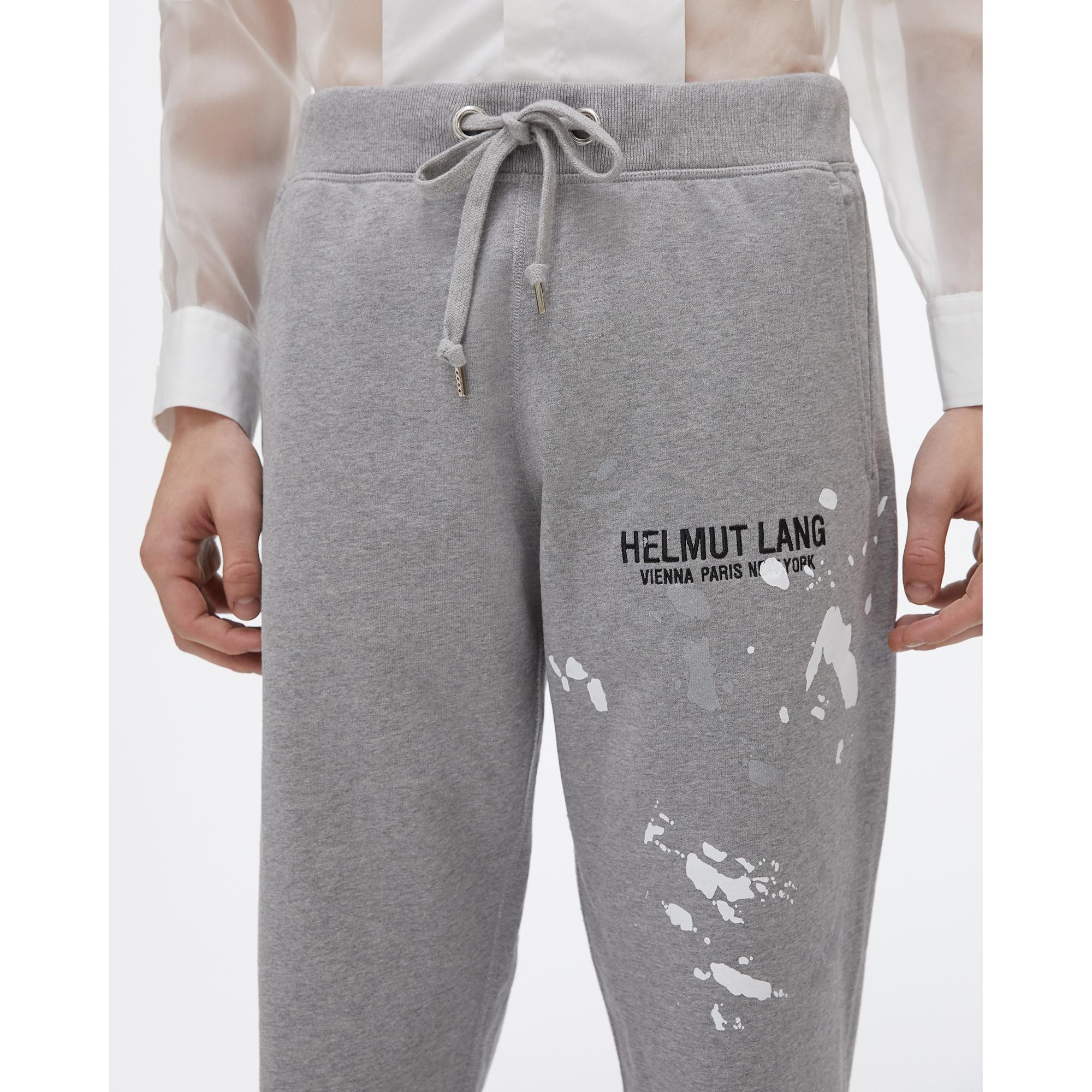 helmut lang logo sweatpants