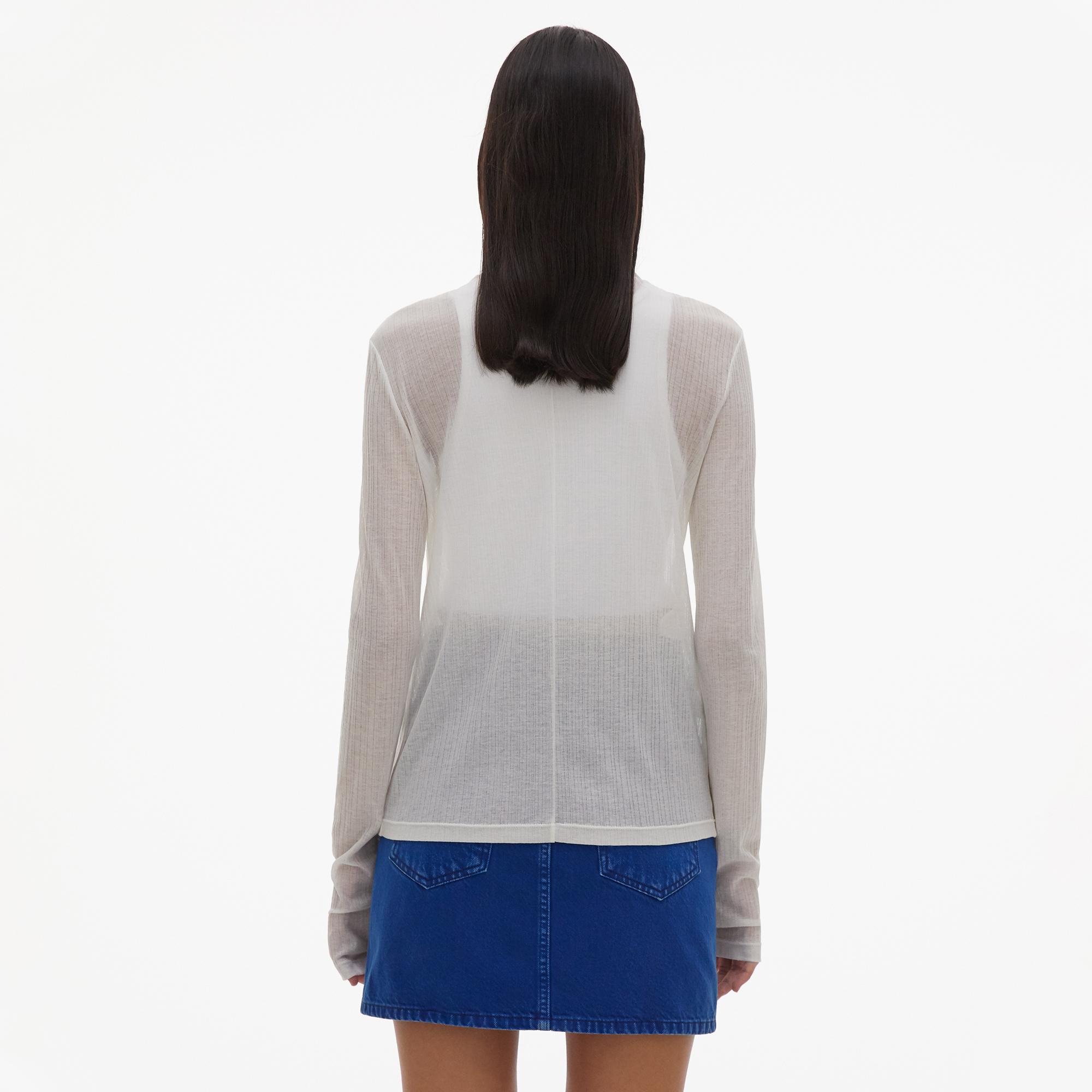 helmut lang sheer top