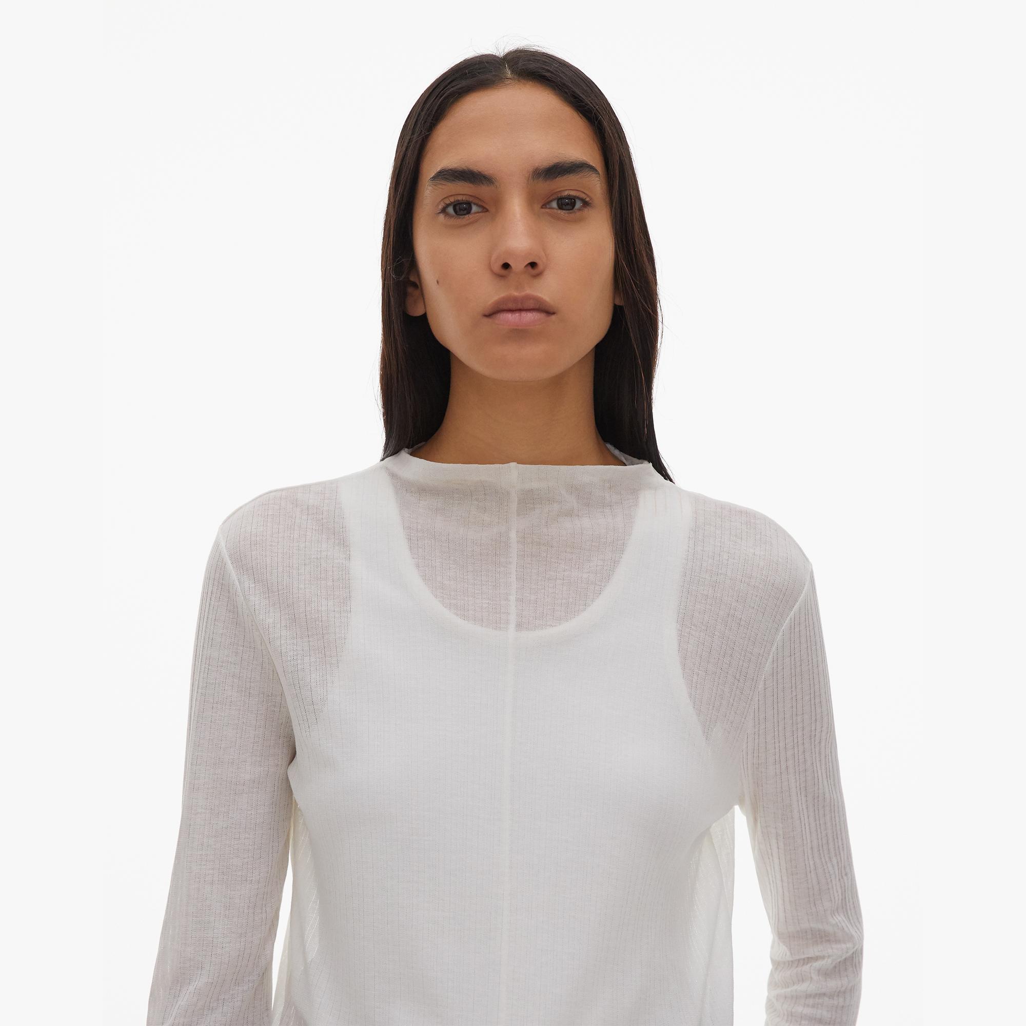 helmut lang sheer top