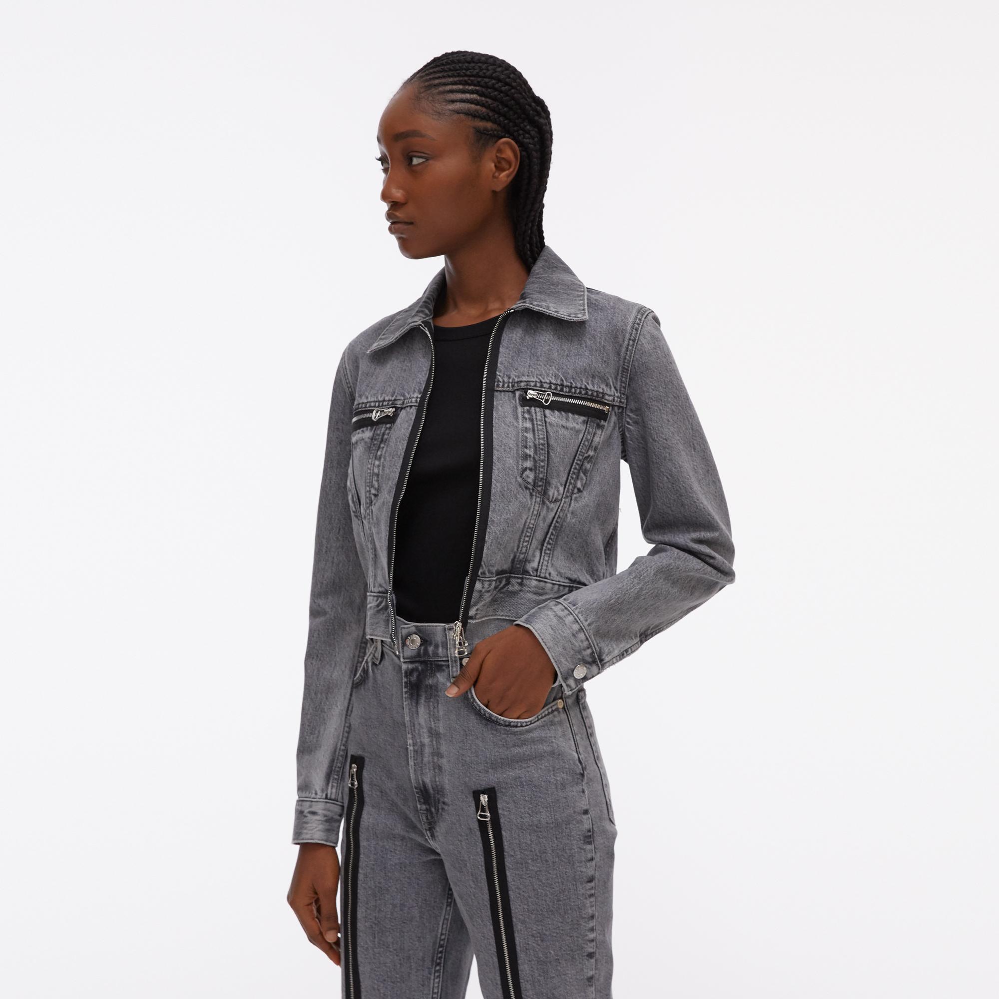 jean zip femme