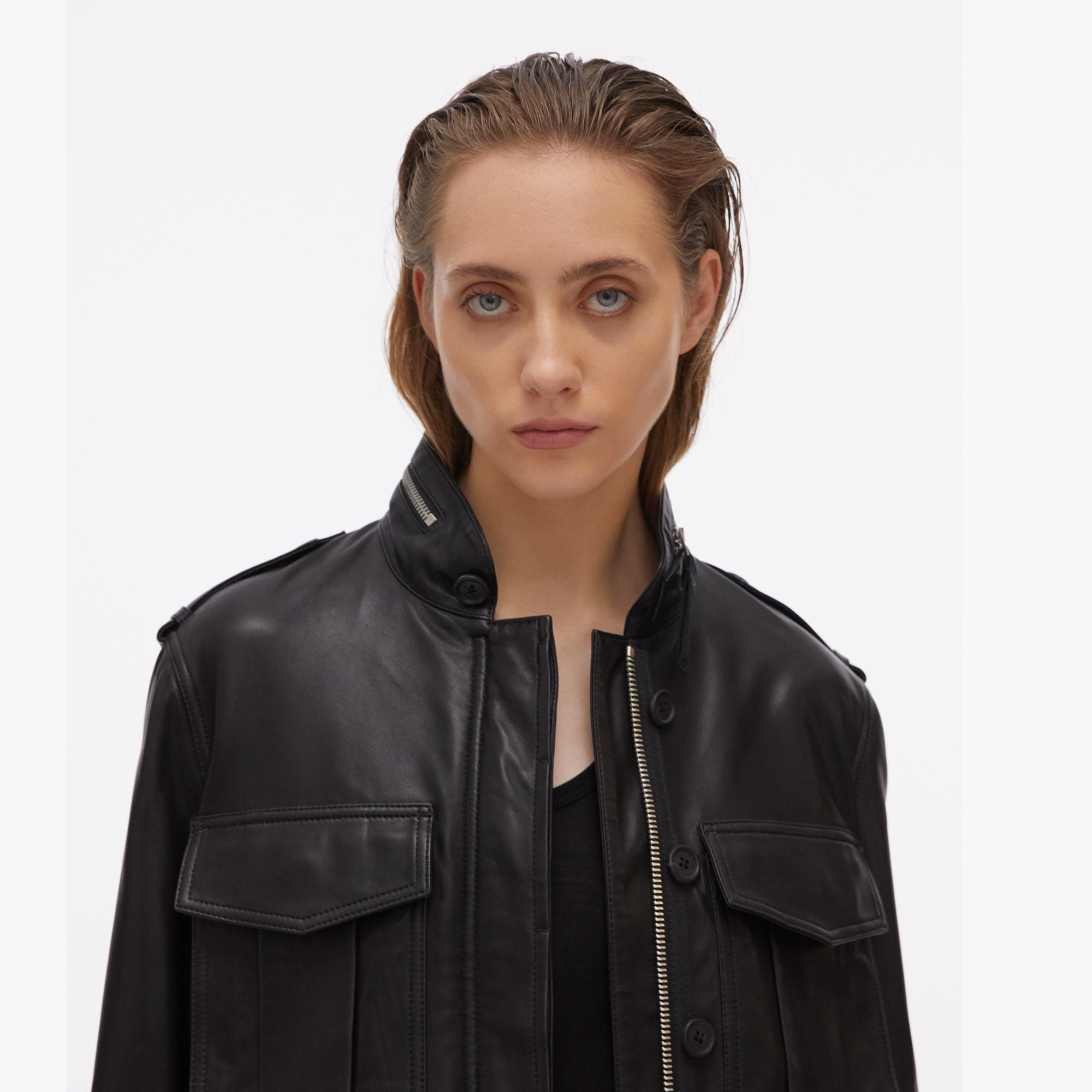 Helmut Lang Leather Military Jacket | WWW.HELMUTLANG.COM