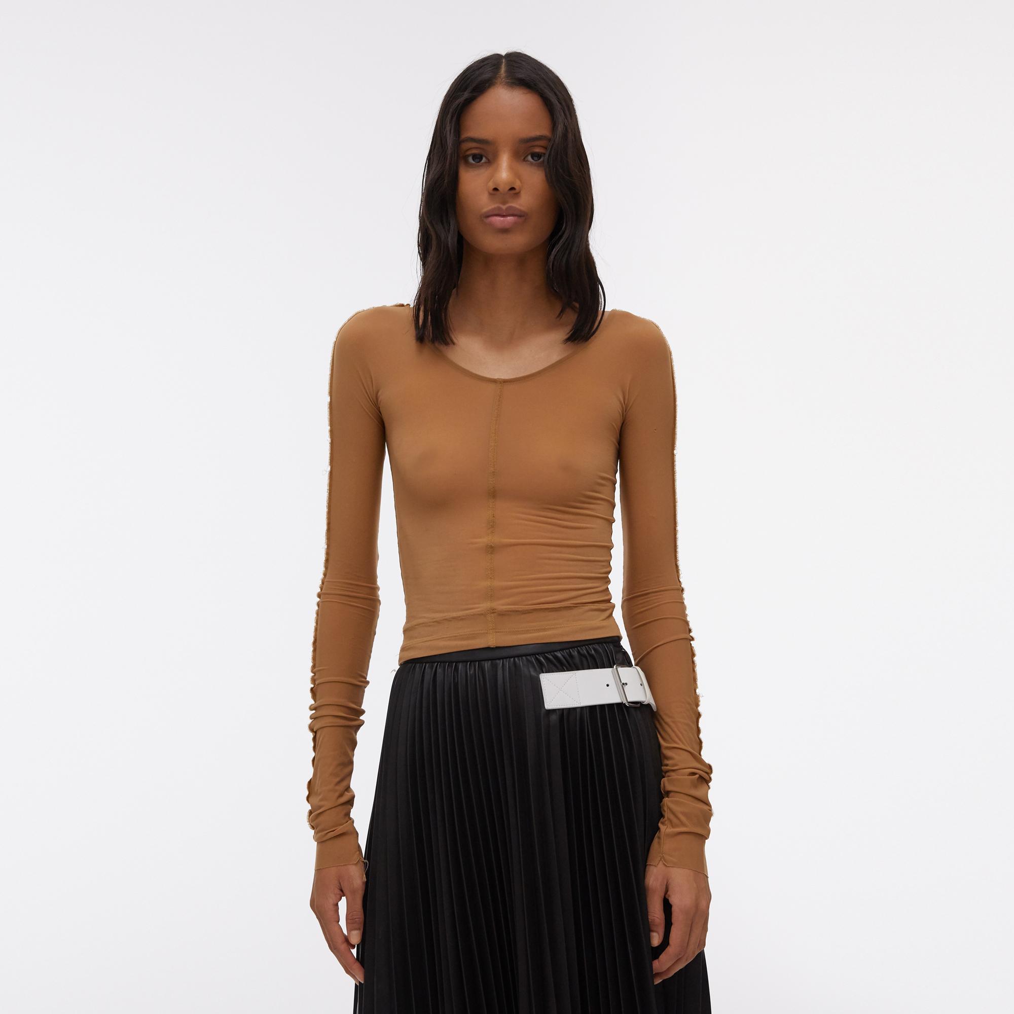 helmut lang sheer top