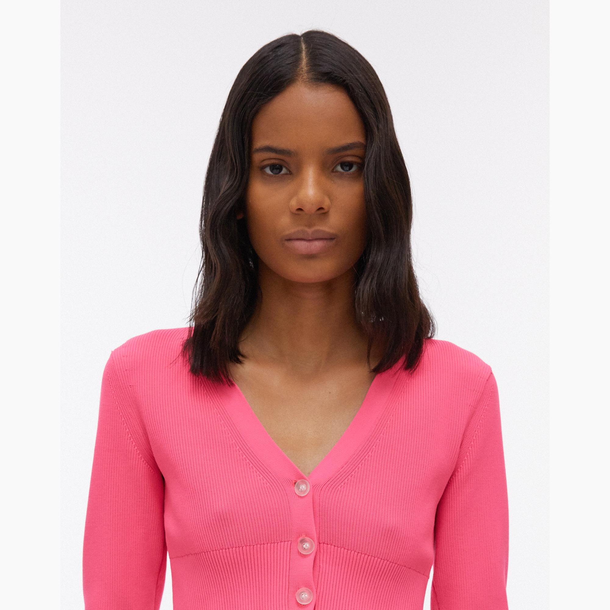 helmut lang pink sweater