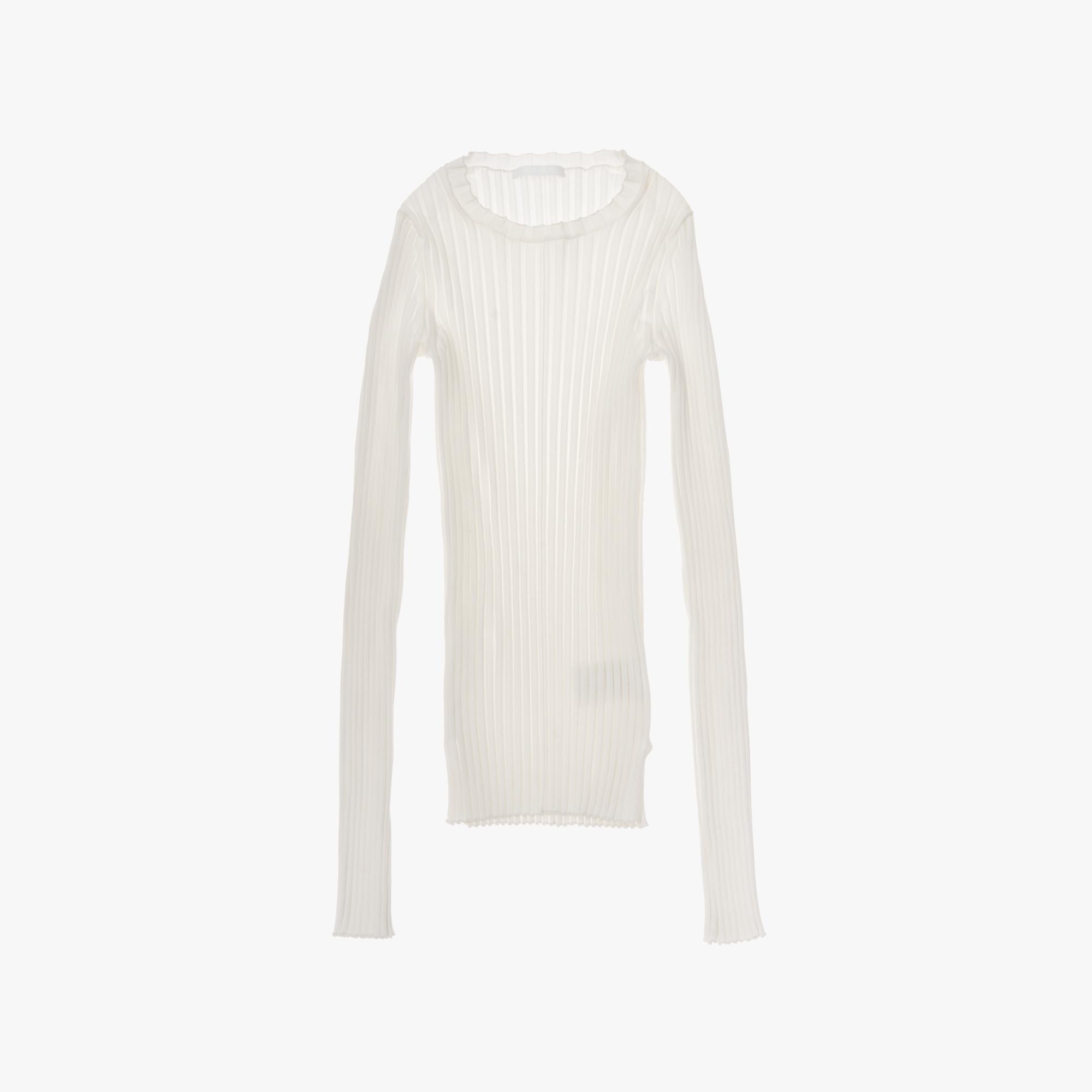 helmut lang ribbed sweater