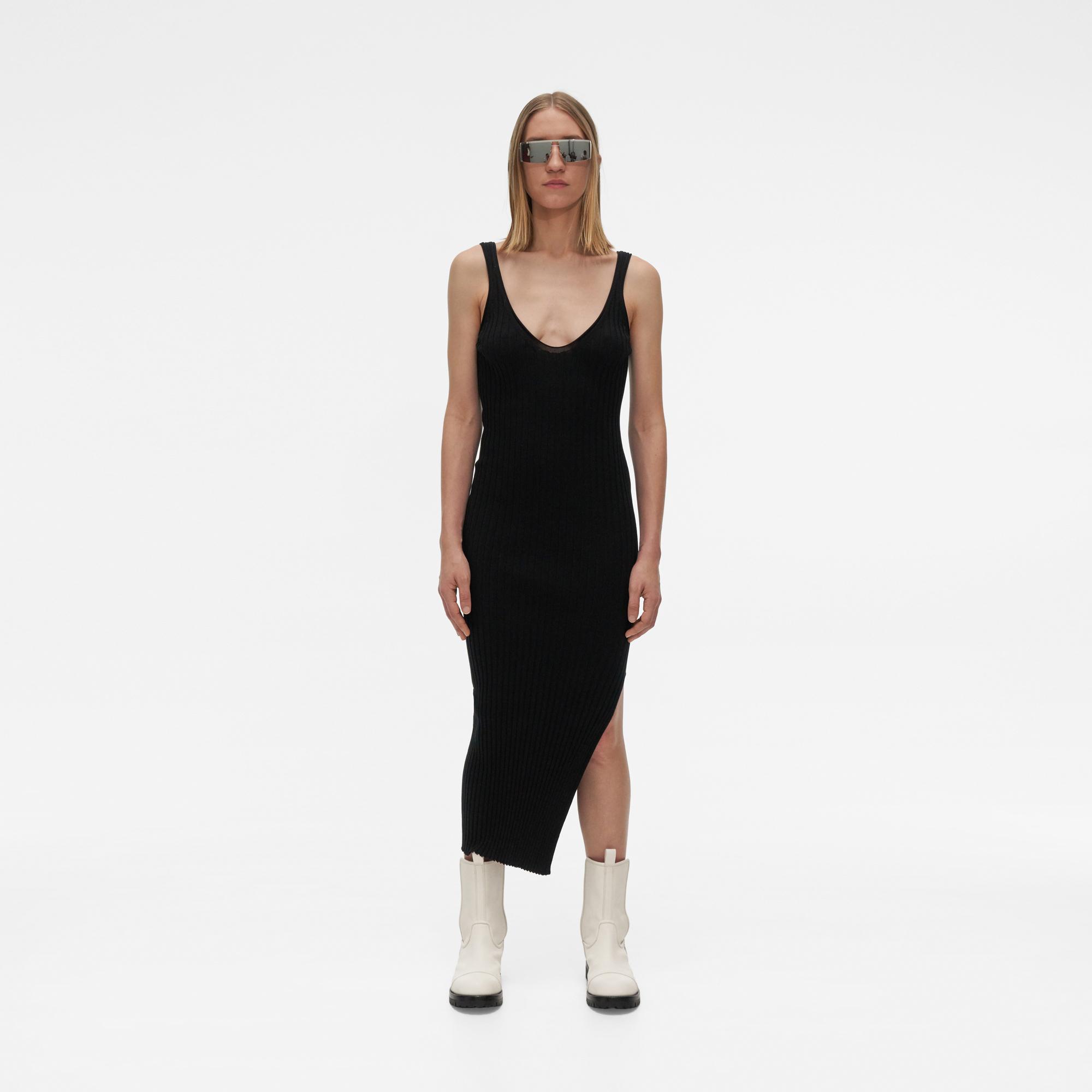 helmut lang midi dress