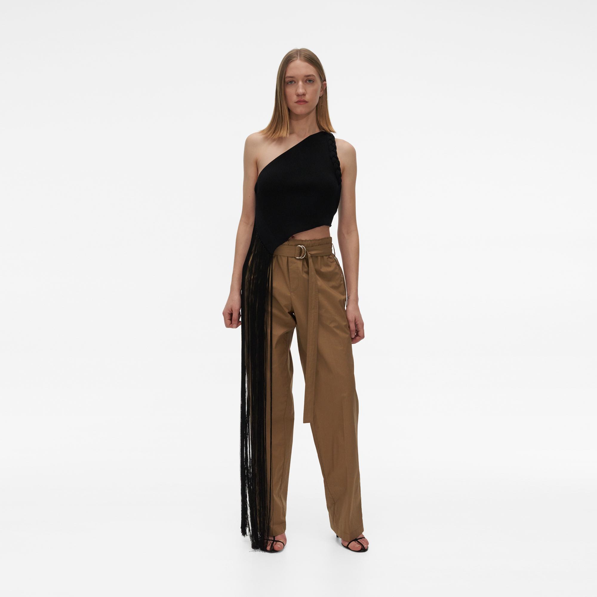 helmut lang fringe jeans