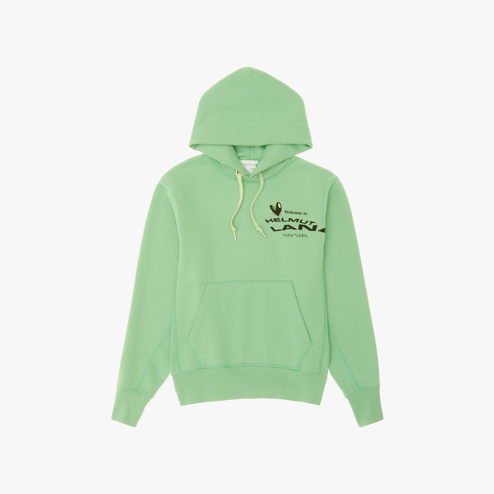 green helmut lang hoodie