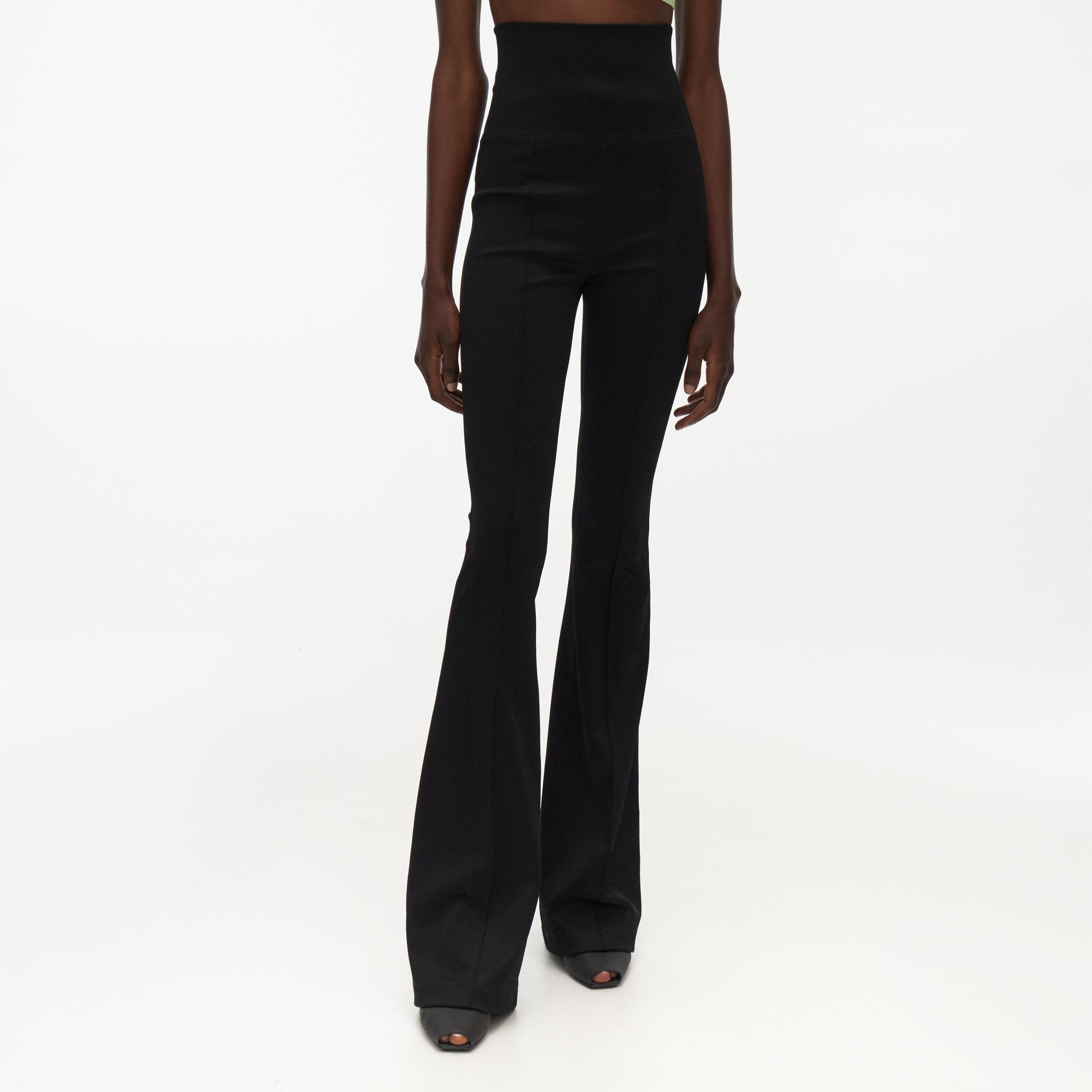 helmut lang cropped flare leggings