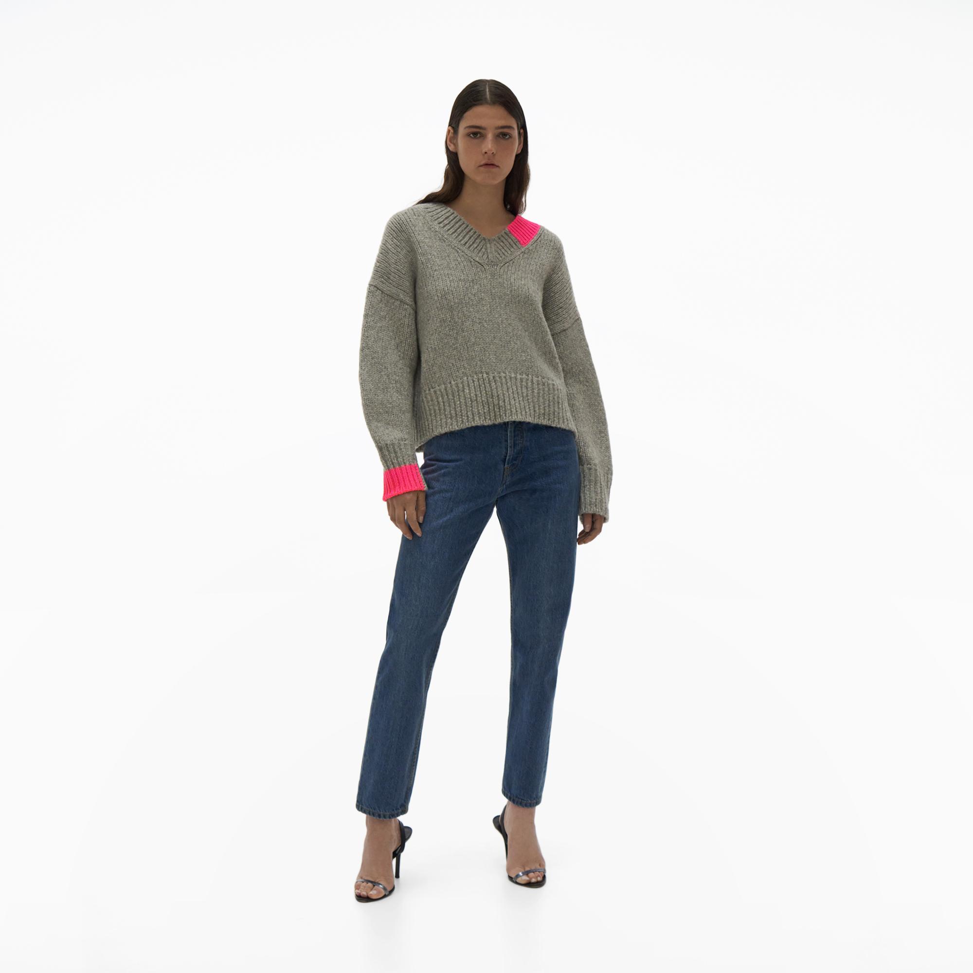 camel crew neck sweater