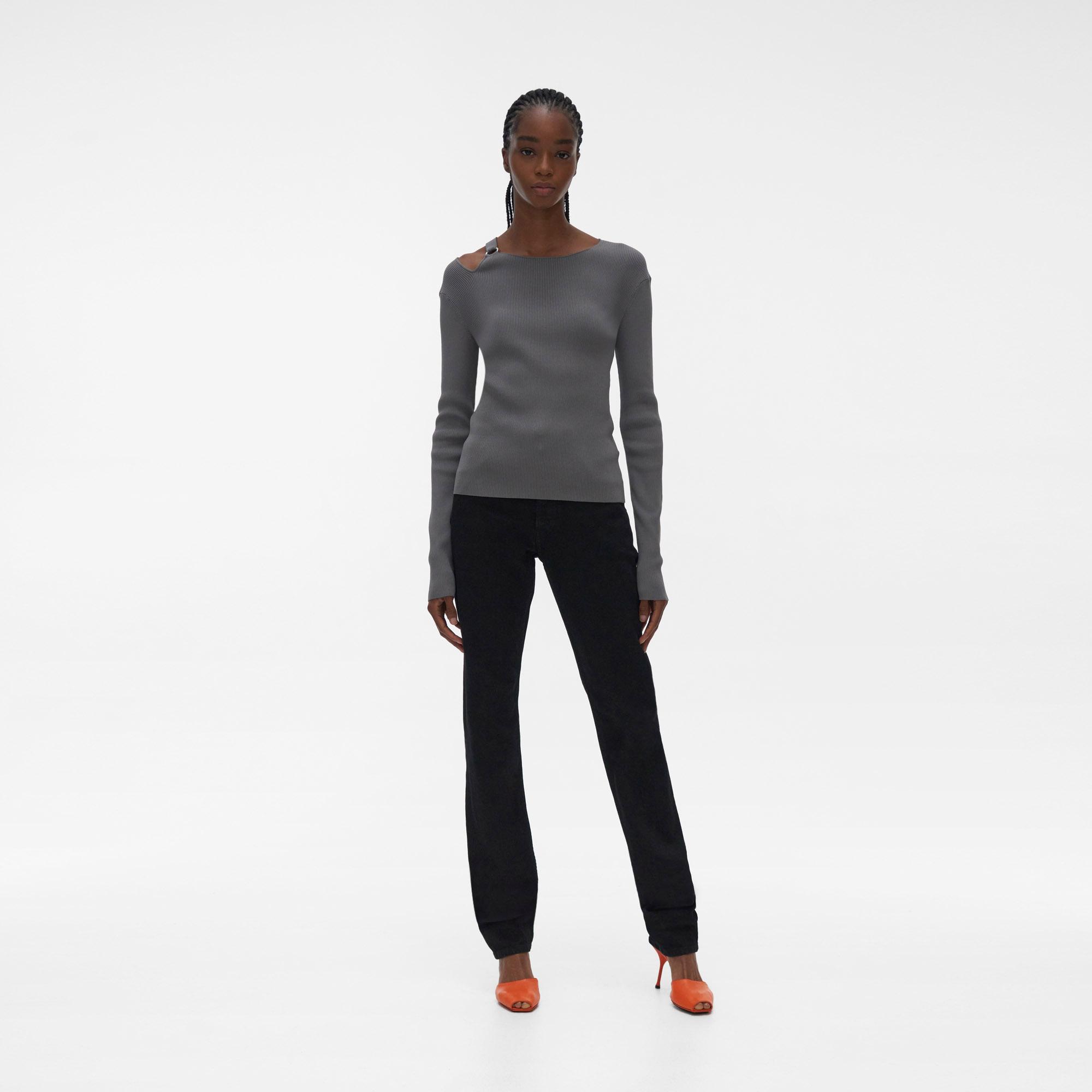 helmut lang cutout top