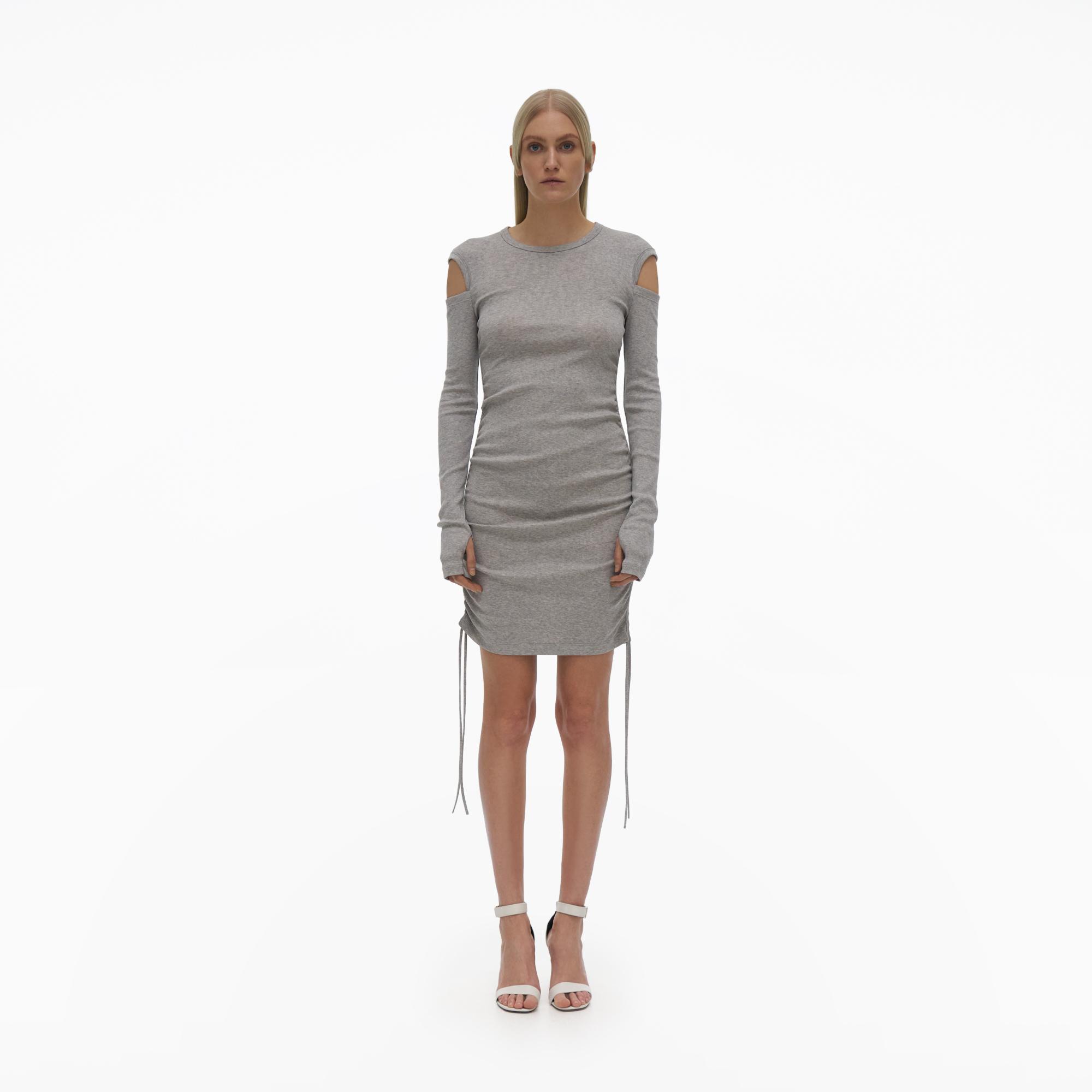 Helmut Lang Ribbed Lacing Dress | WWW 