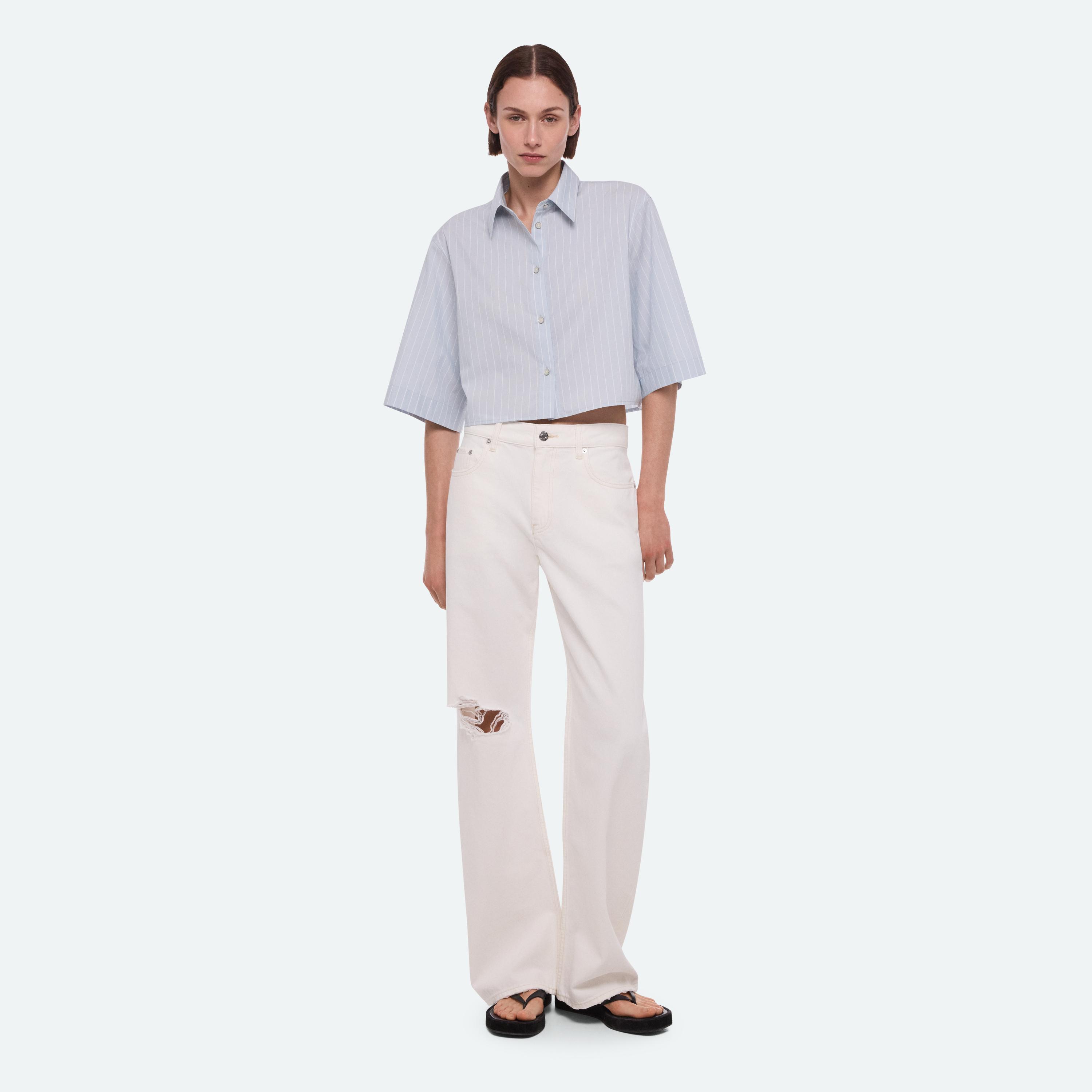 CROPPED TRENCH SHIRT