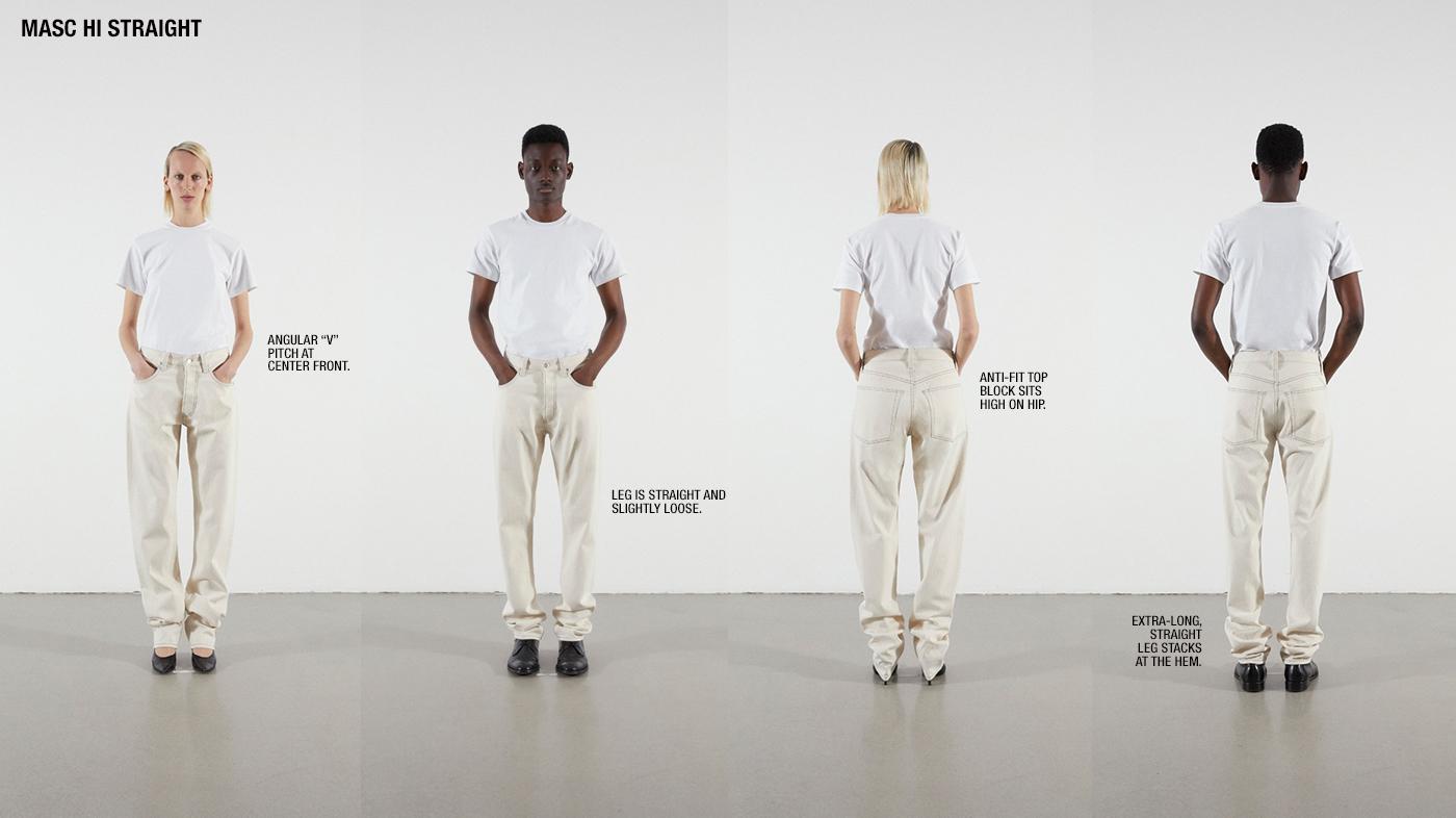 helmut lang masc hi straight jeans