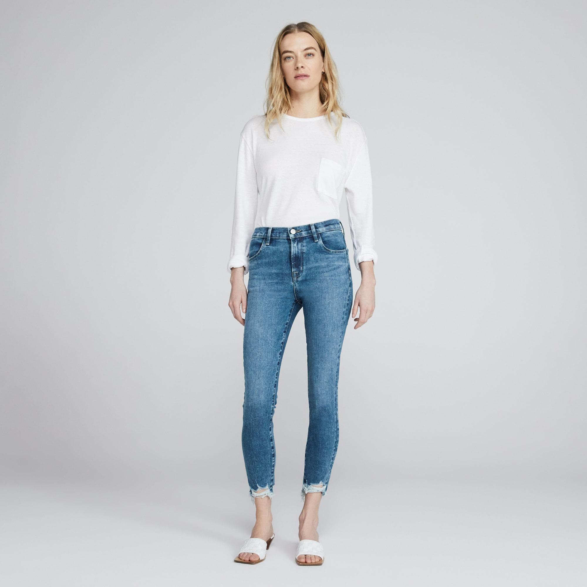 j brand alana high rise crop