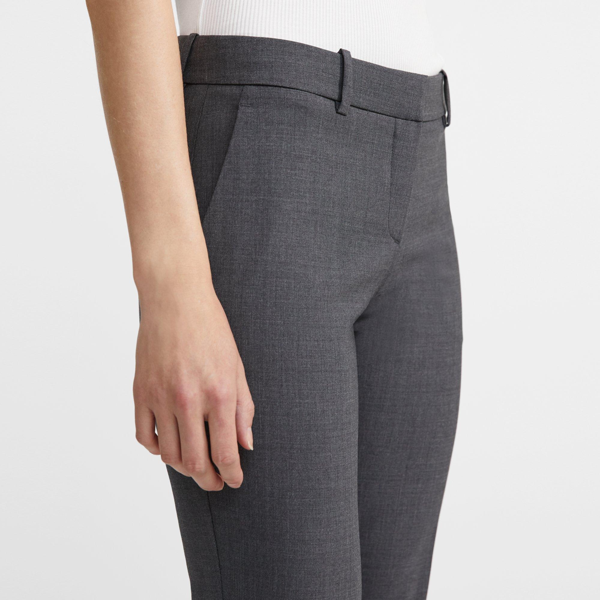 theory stretch wool slim pant